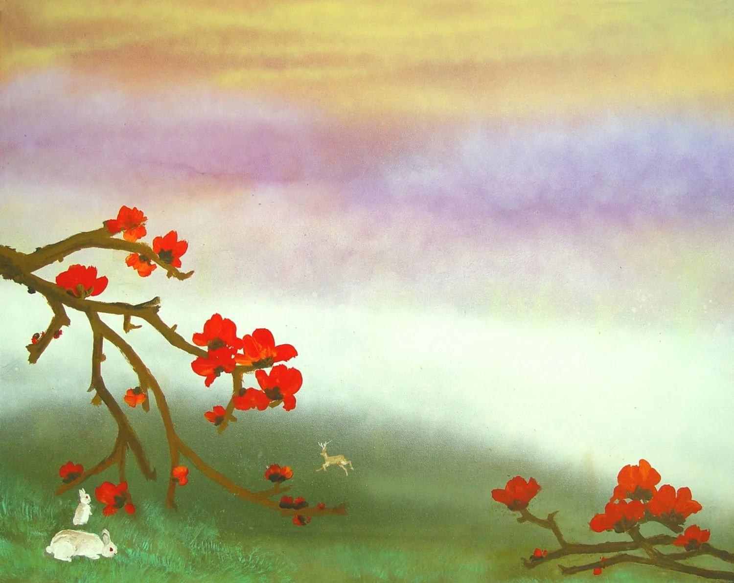 春喜
複合媒材， 76x61cm

Spring Lullaby
mixed media, 30x24 inch

#2009021