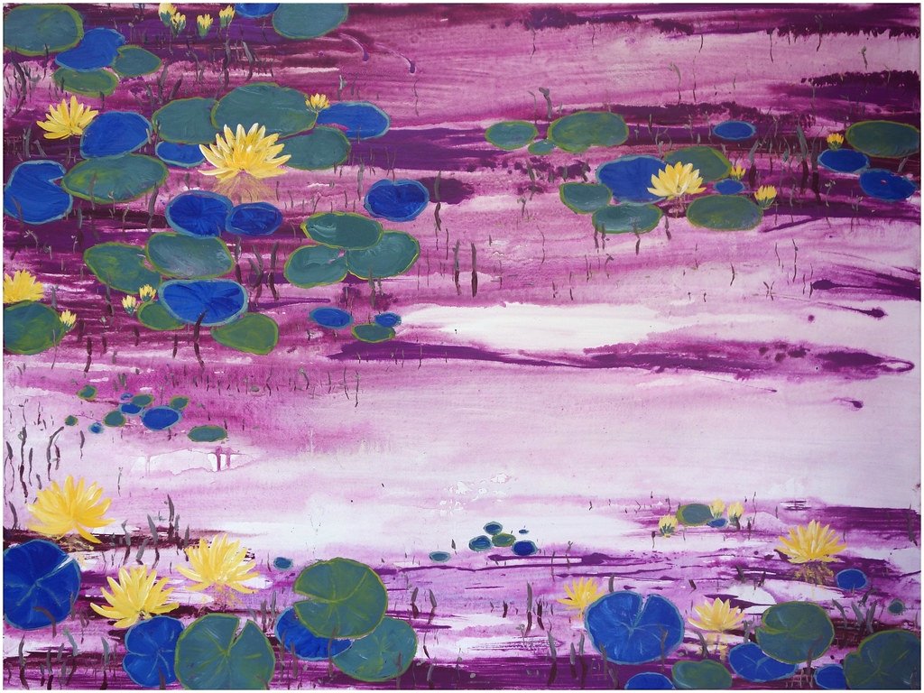 荷塘暮色
亞克力/畫布， 100x76 公分

Lotus Pond with Night Curtain
acrylic on canvas, 40x30 inch

#2014