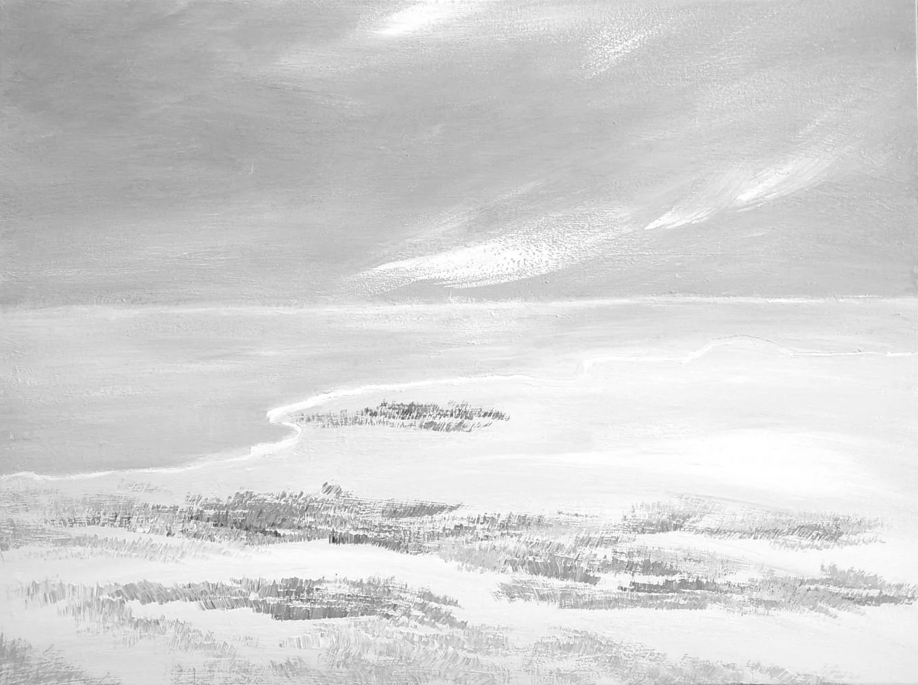 雪寂
亞克力顔料/畫布， 102x76 公分

Snow Silence
acrylic on canvas, 40x30 in

#2007