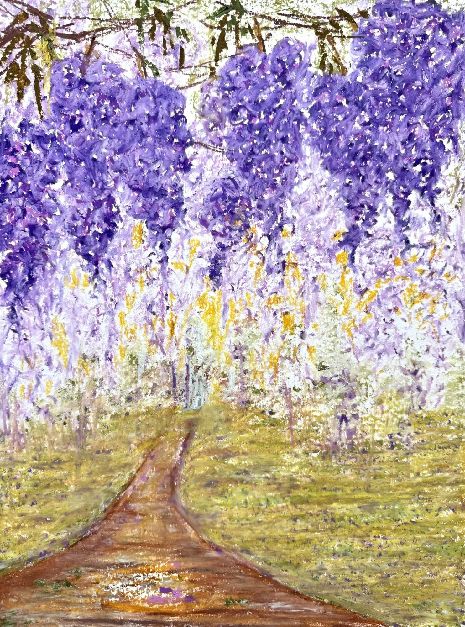 花徑
油性粉彩，30x40 公分

Garden Path
oil pastel, 12x16 inch

#2026017
