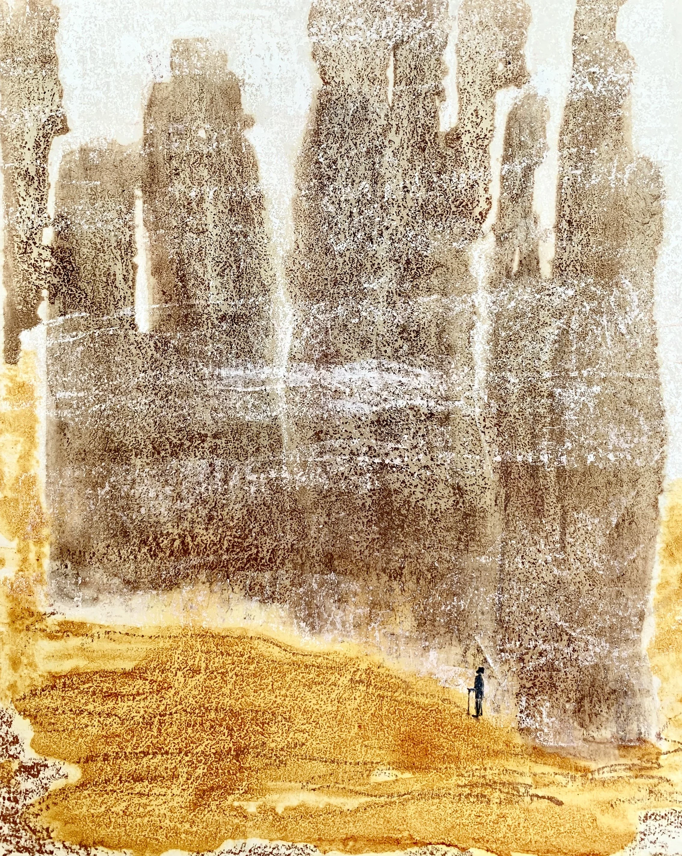 仰之彌高
複合媒材，40x50 公分

The Lofty Peak
mixed media, 16x20 inch

#2021