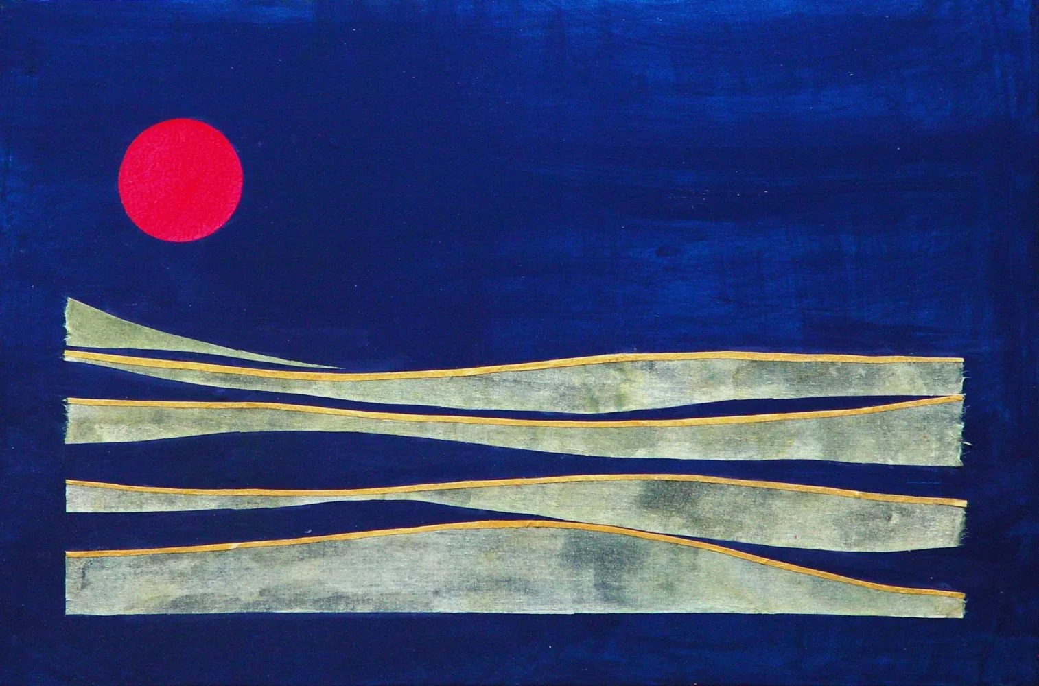 長河，
亞克力顔料，76x61 公分

The Long River,
acrylic on canvas, 30x24 inch

#2010