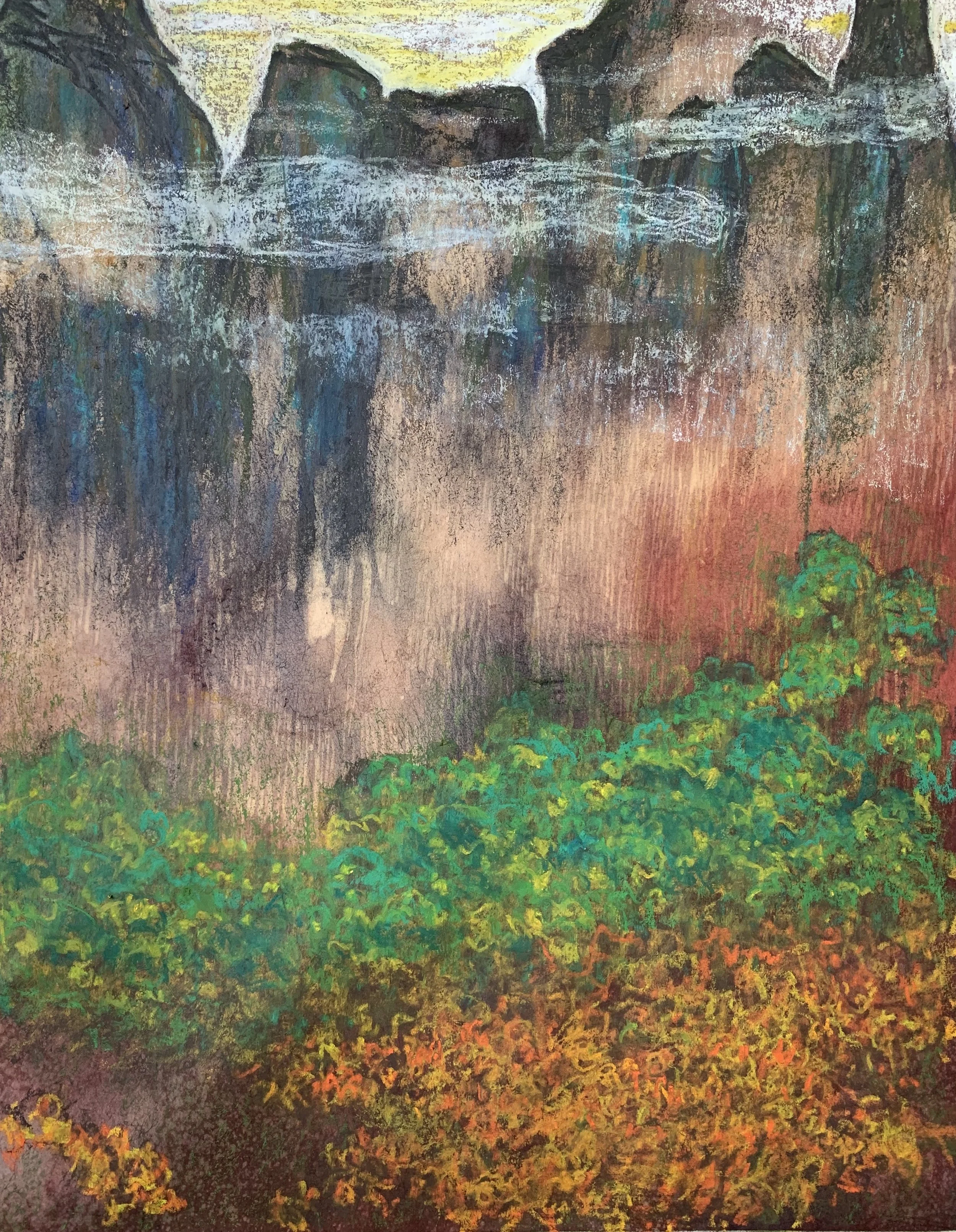 金碧山水
複合媒材/紙本，40x50公分

A Golden Realm
mixed media on paper,  16x20in

#2020