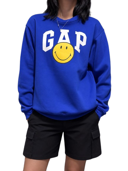 GAP x smiley crewneck