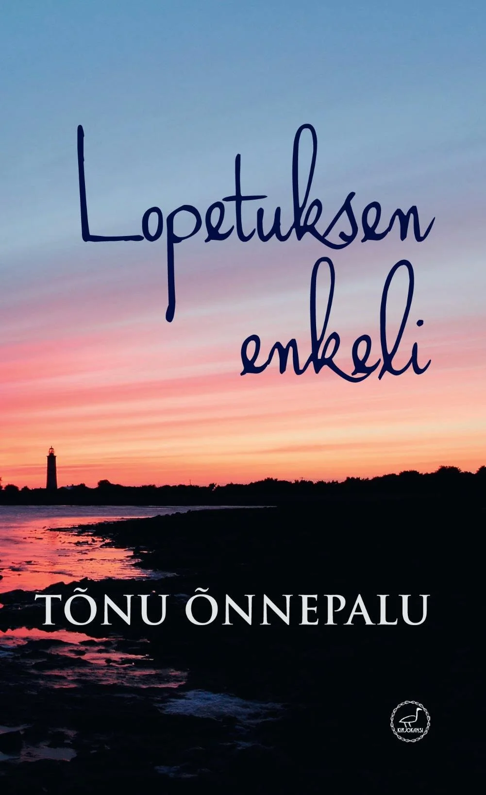 Tõnu Õnnepalun Lopetuksen enkeli -kirjan kansikuva.