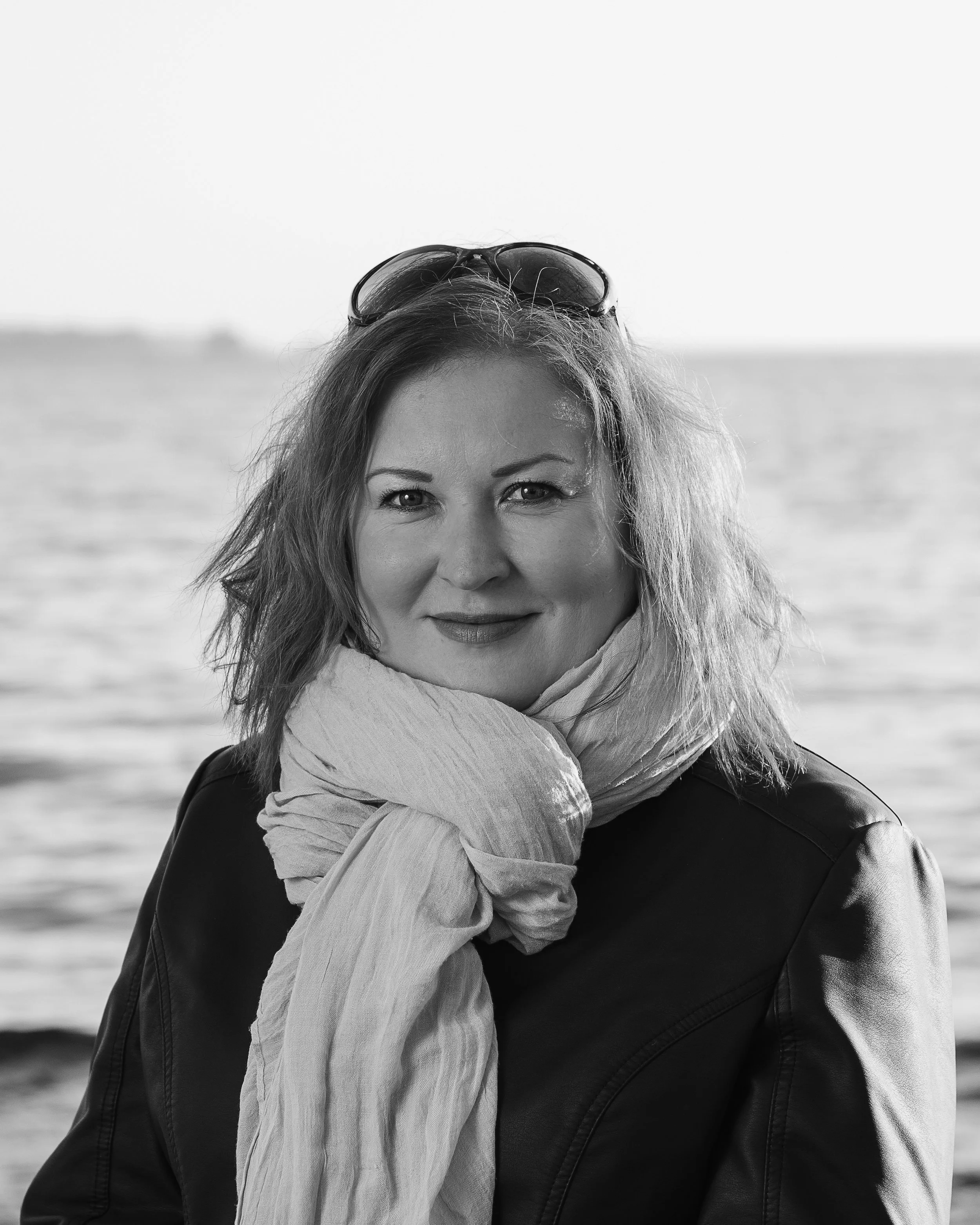 Kirjailija Minna Ronkaisen muotokuva.
