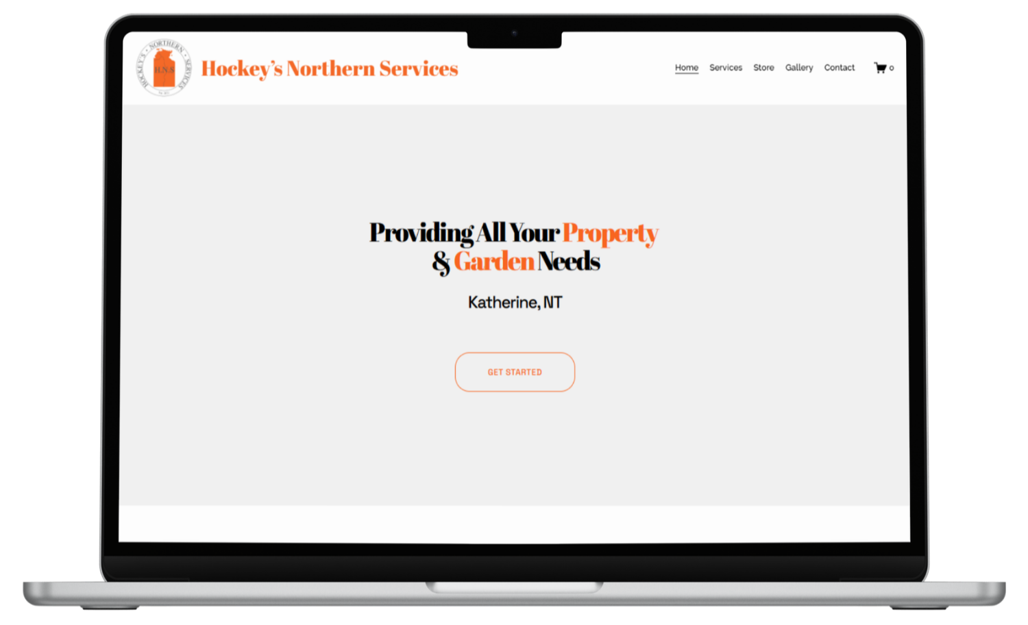 Hockey's Northern Services commercial website design by SineWeb.