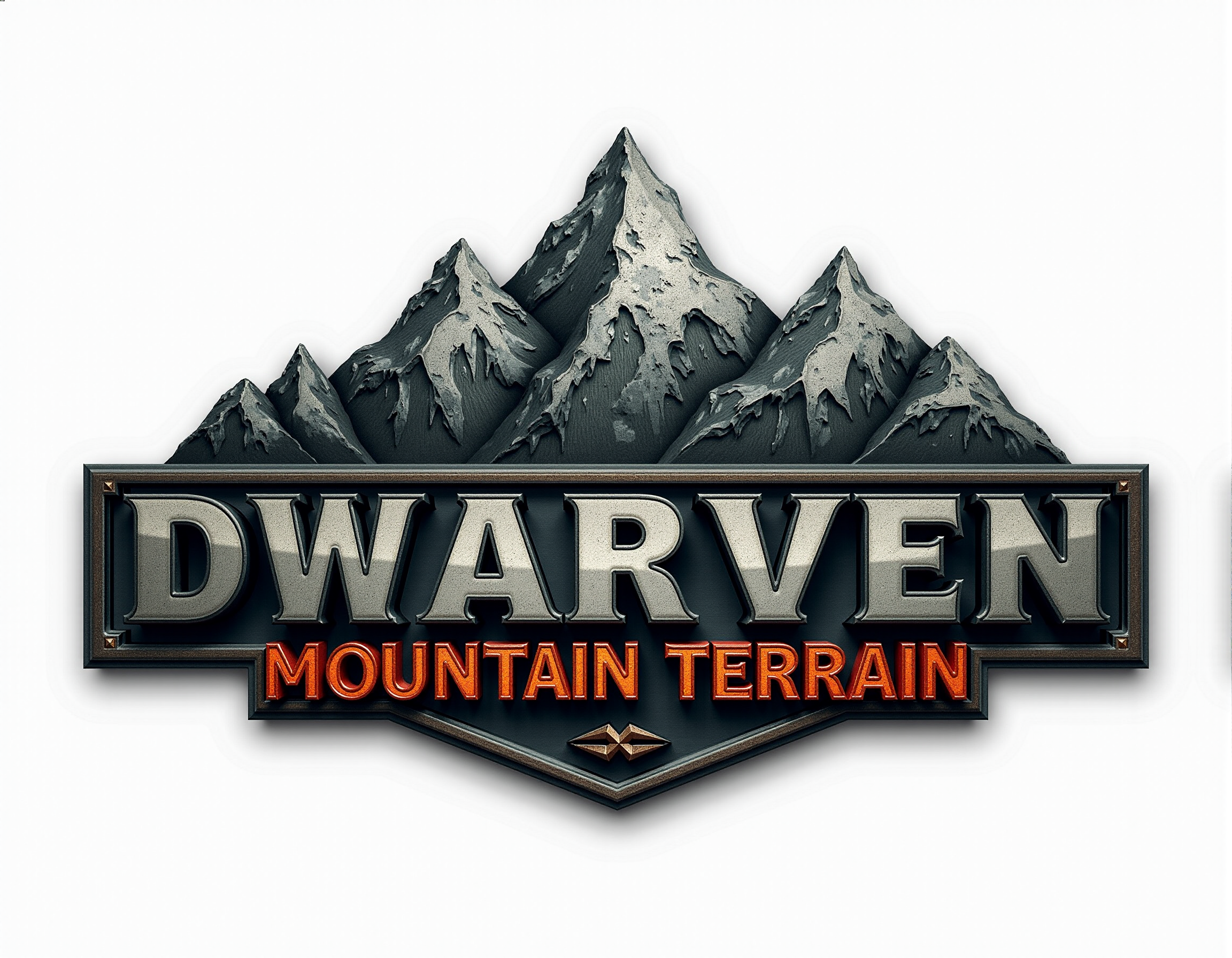 Harley-Davidson Mountain Terrain logo featuring a mountain range above the text of the brand name.
