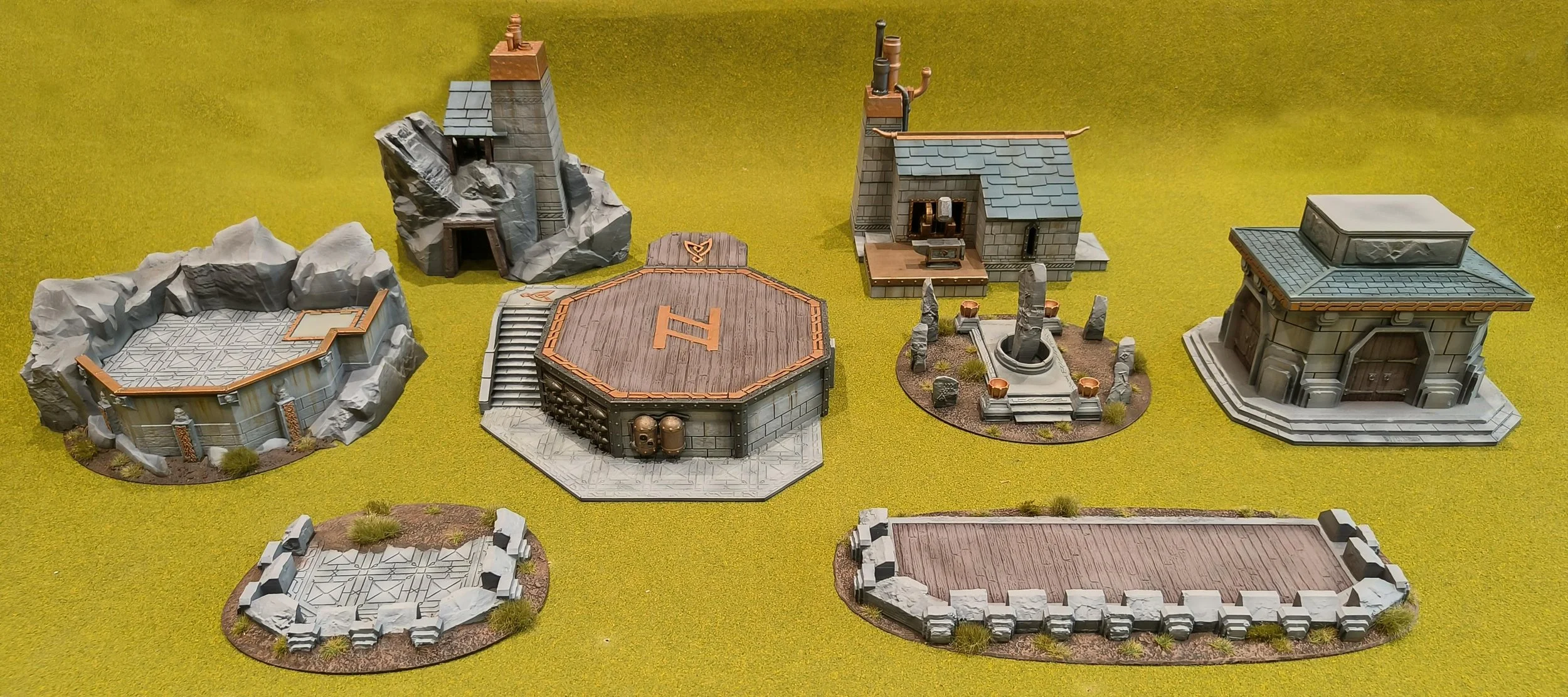 Dwarven Mountain Terrain Full set