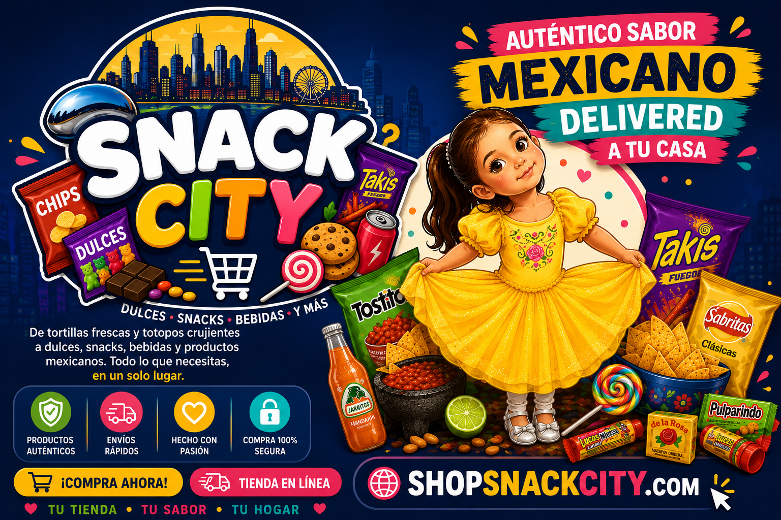 Welcome to Snack City 🌮🔥