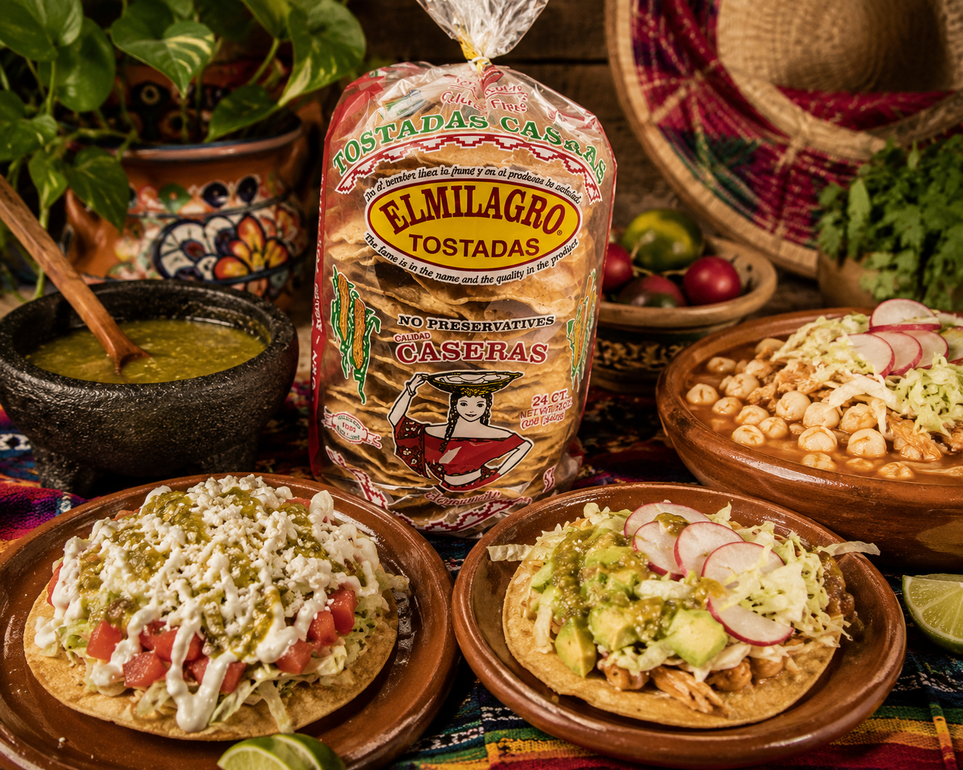 2pk El Millagro Homestyle Tostadas - 14 oz