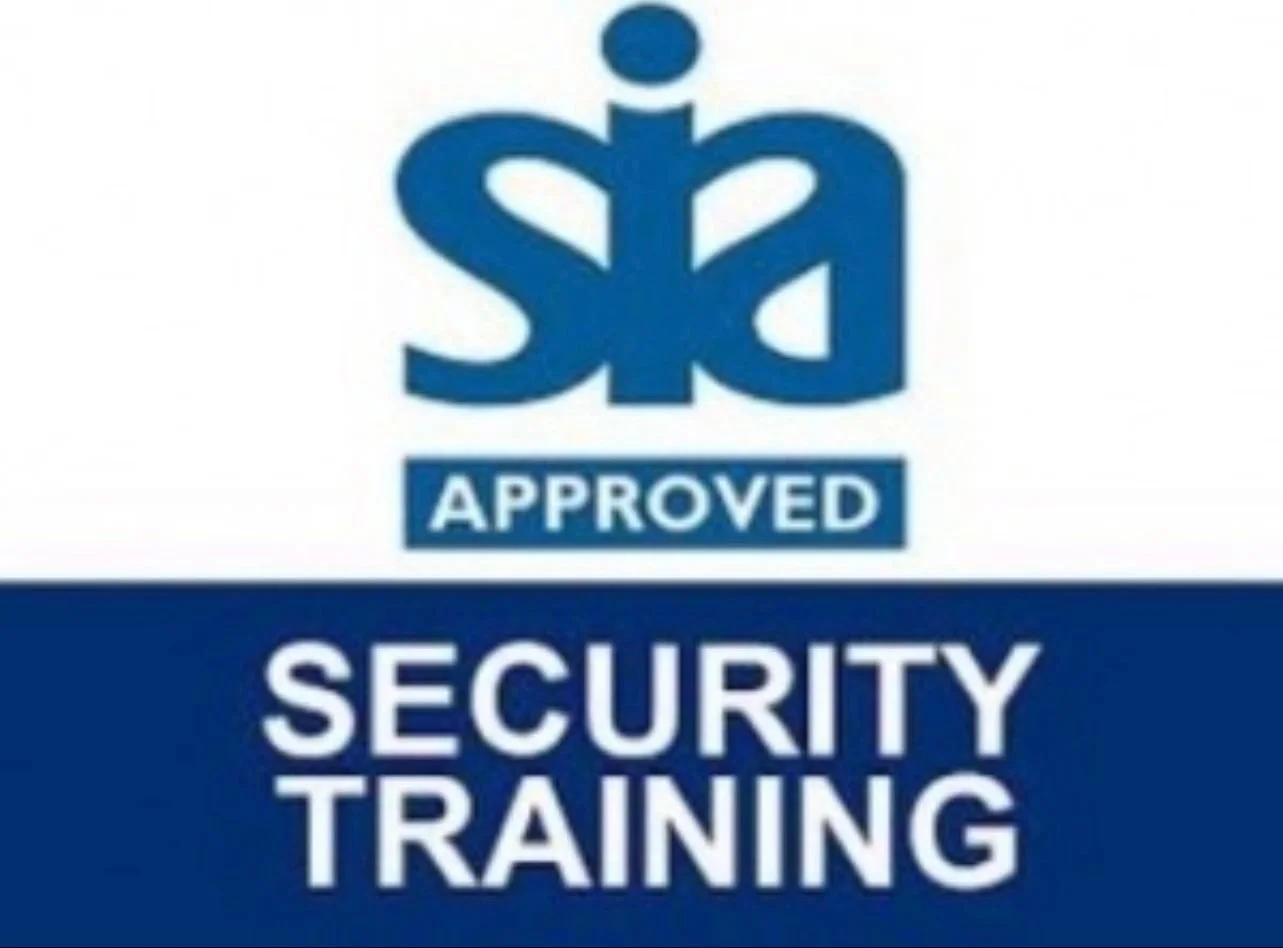 Security training certification badge with a blue logo and the words "SA Approved" and "Security Training" in white text on a navy blue background.