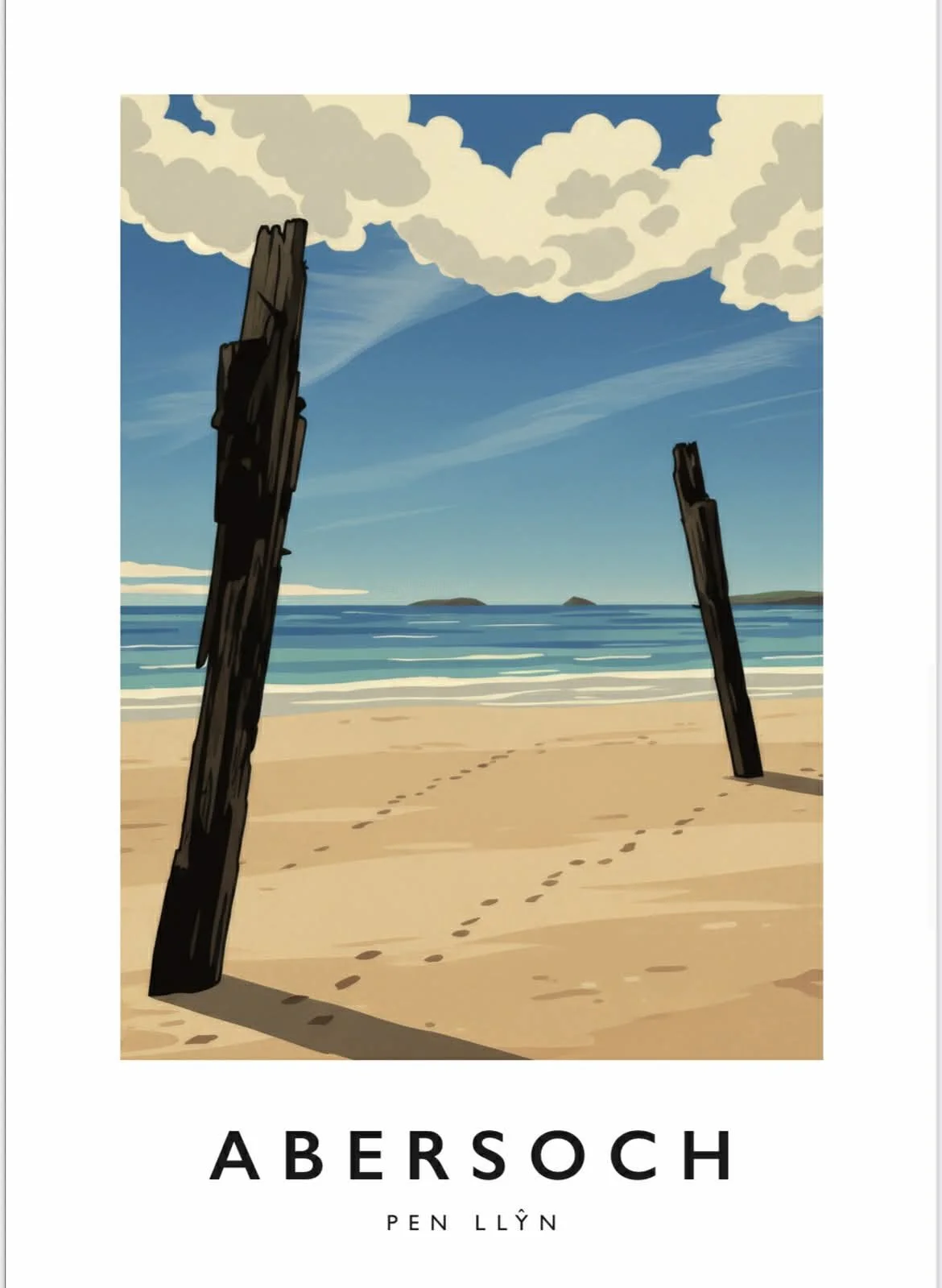 Abersoch Wooden Posts