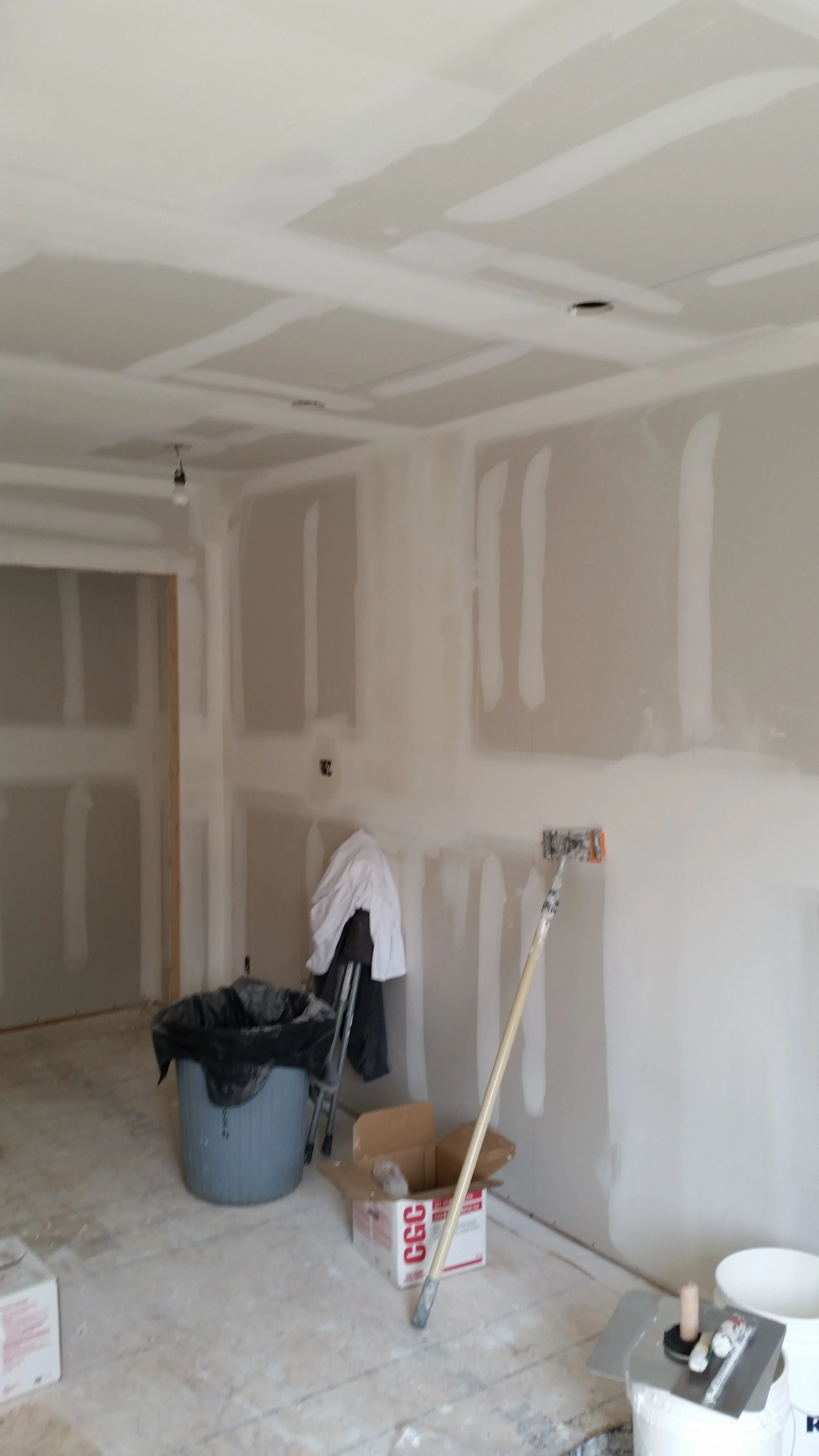 Residential drywall installation and finishing project in Toronto by Ontario Drywall Finishes.