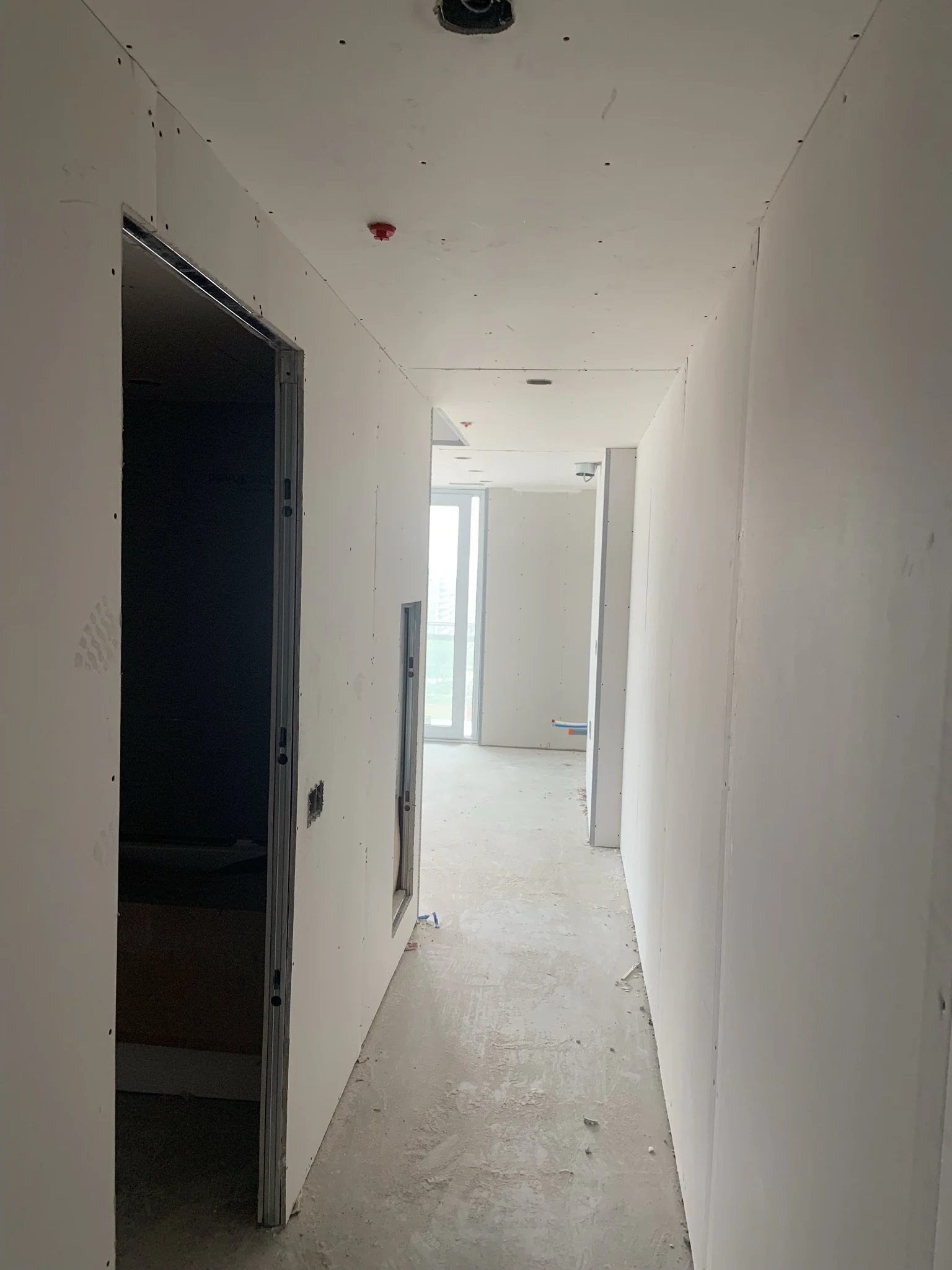 Condo drywall installation and finishing project completed in Mississauga by Ontario Drywall Finishes.