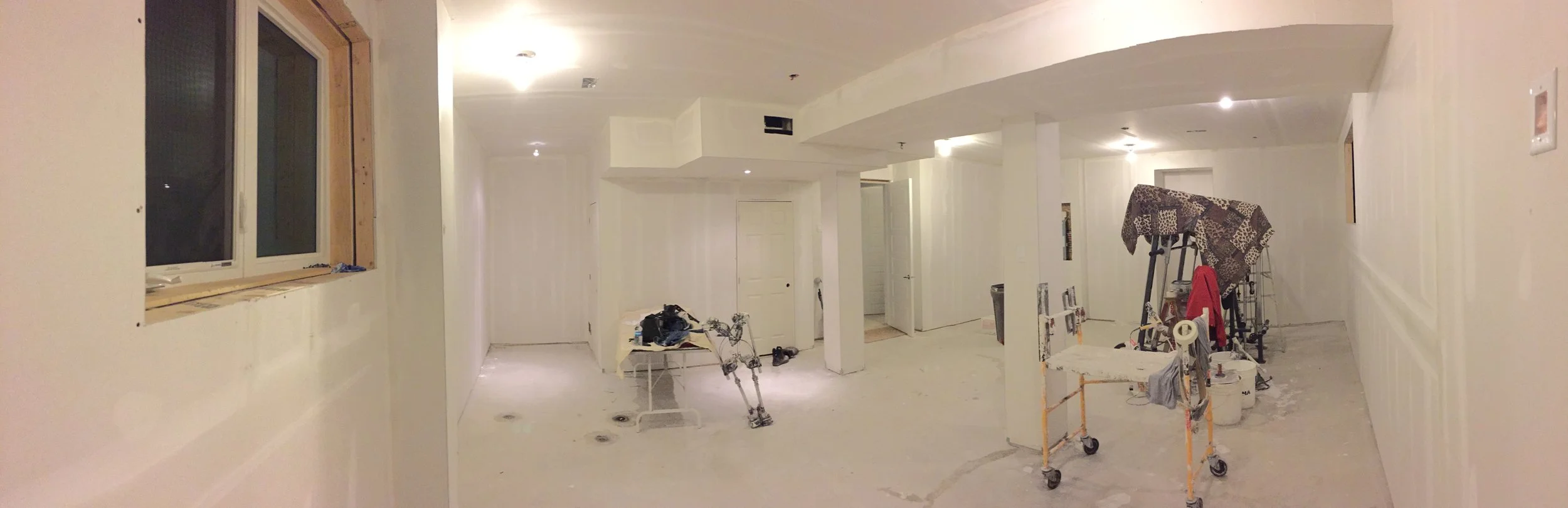 Wall repair, drywall installation, and finishing service completed by Ontario Drywall Finishes in Etobicoke.