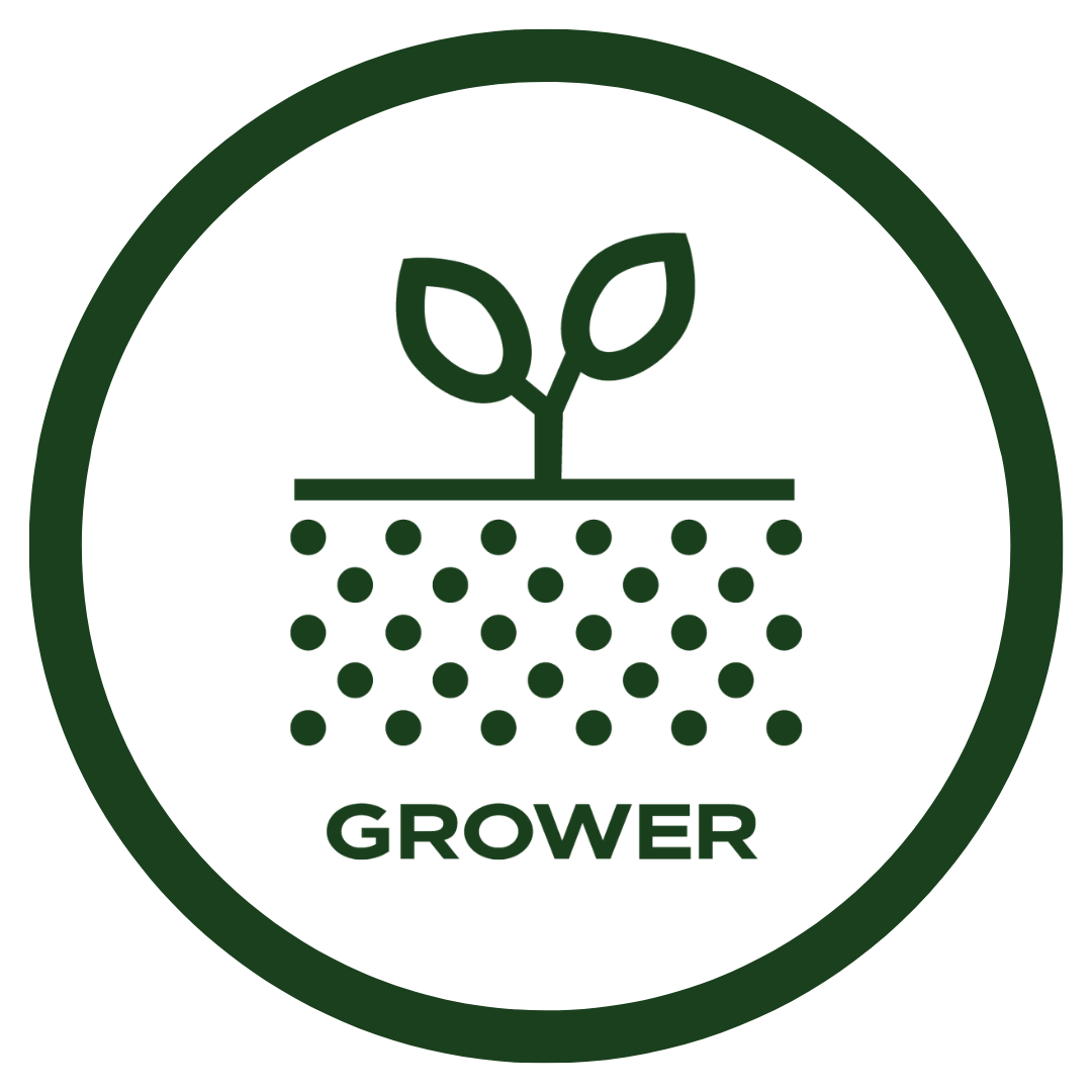 Stage Four: The Grower. We pride ourselves with creating a closed loop system as all compost produced by our system is returned to growers for food and flower production.