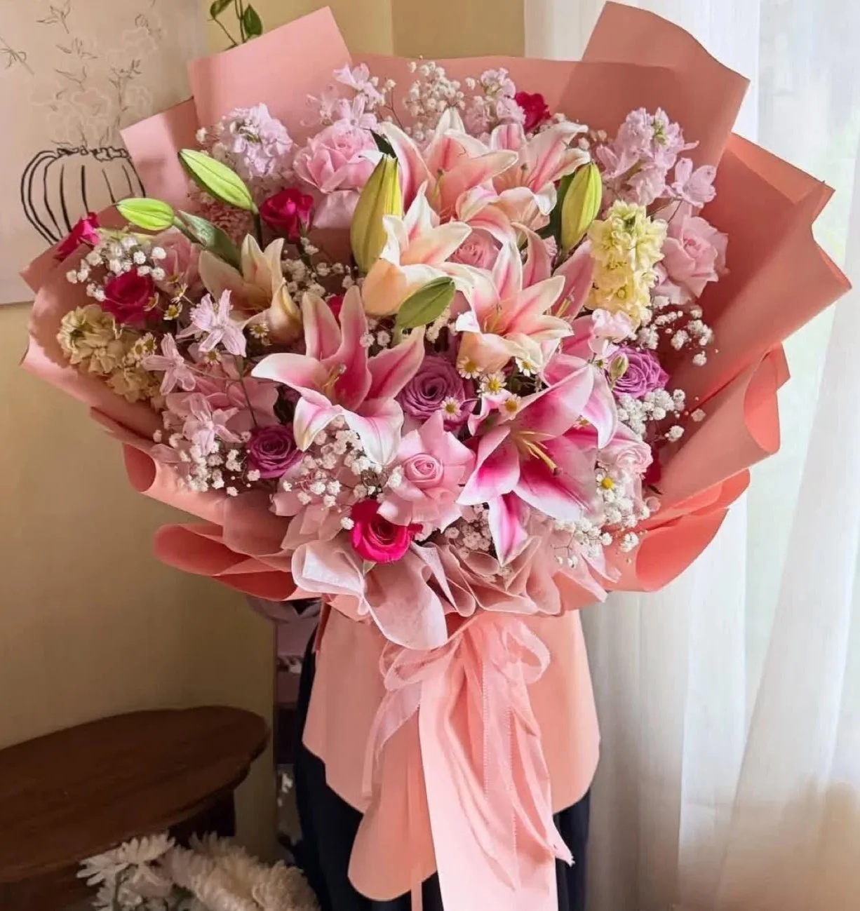11 Lilies + 10 Rose Bouquet