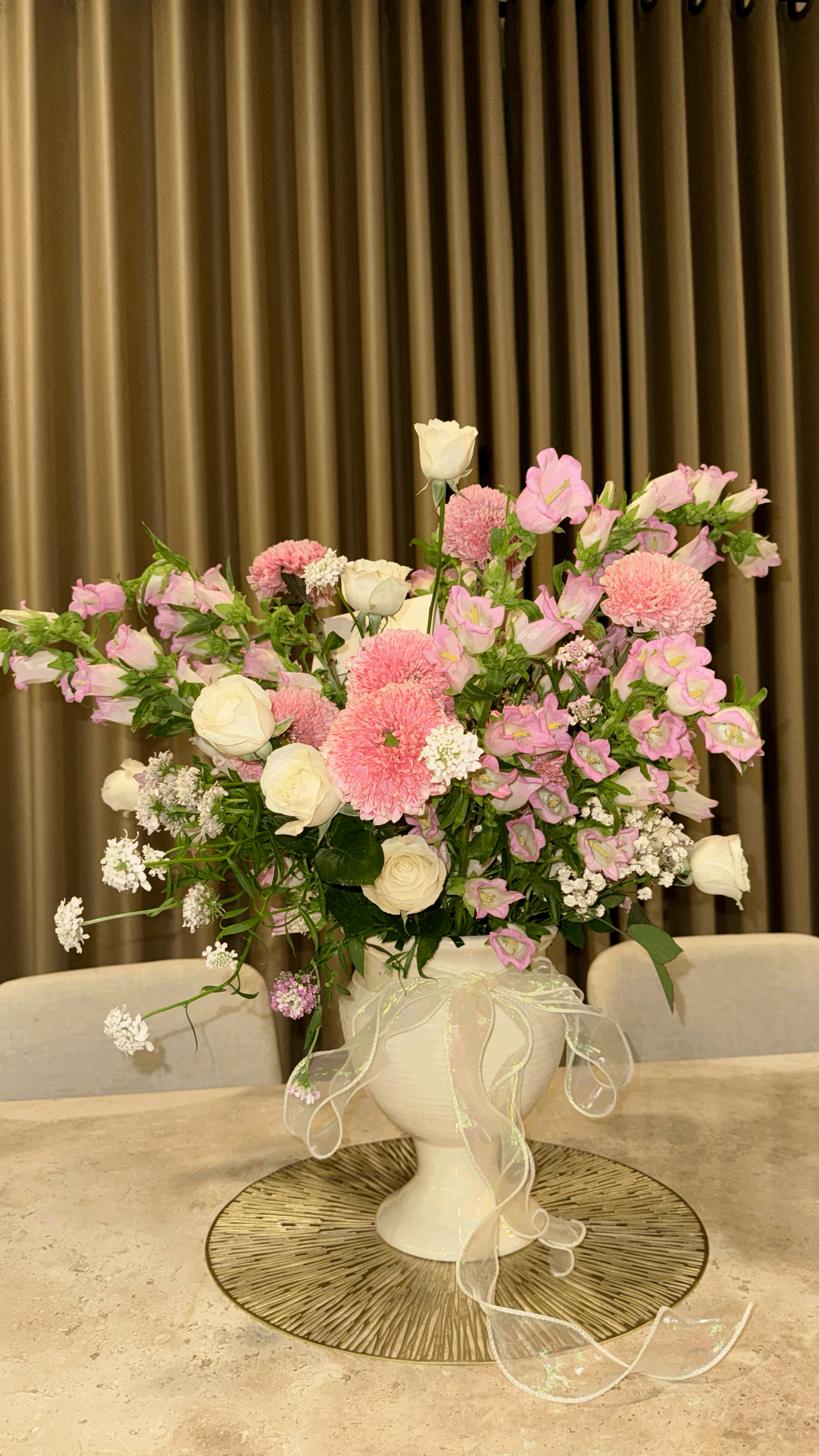 Pink Garden Vase Arrangement