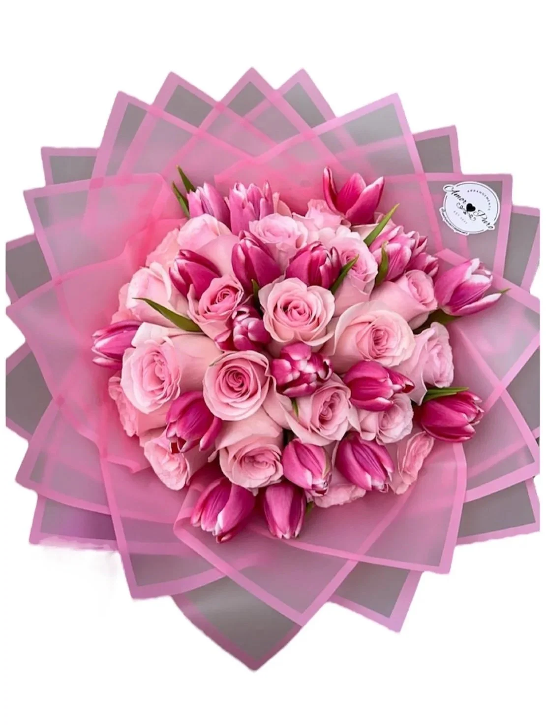 20 Rose & 19 Tulip Bouquet