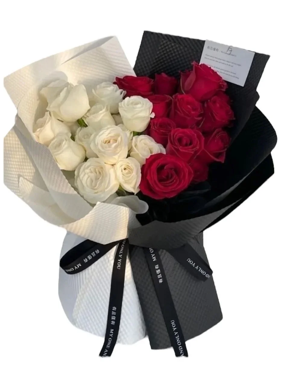 20 Split Coloured Rose
