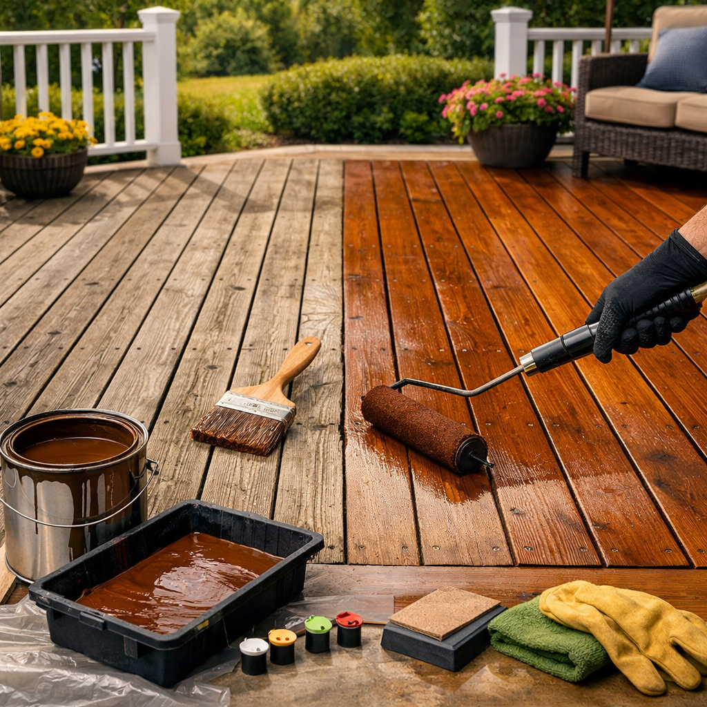 Deck Staining