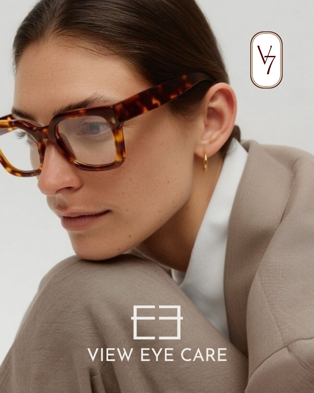 View on 7 eyewear campaign, by Sunnii Studios.
