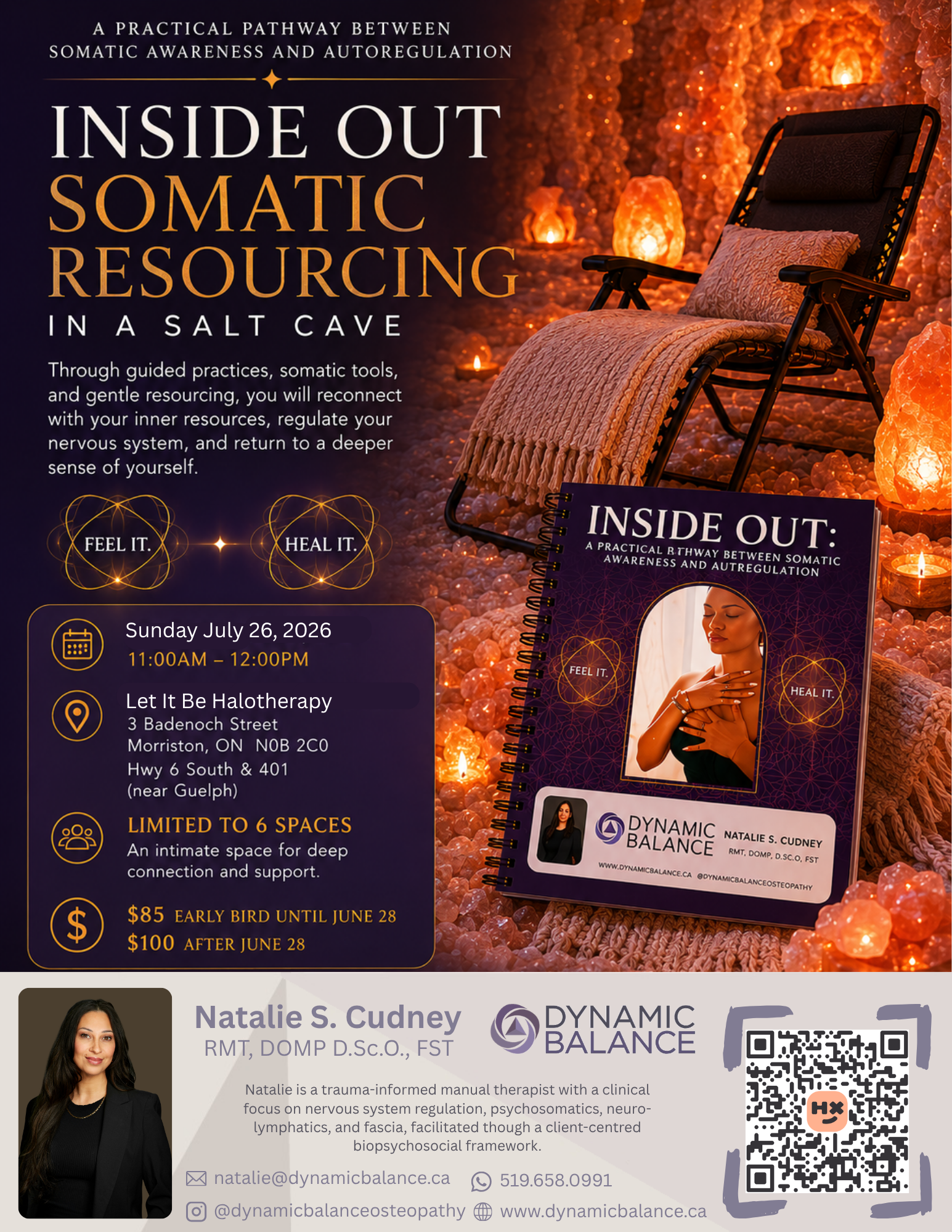salt cave somatic resourcing workshop