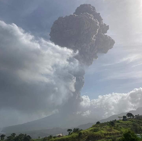 La Soufrière Eruption
