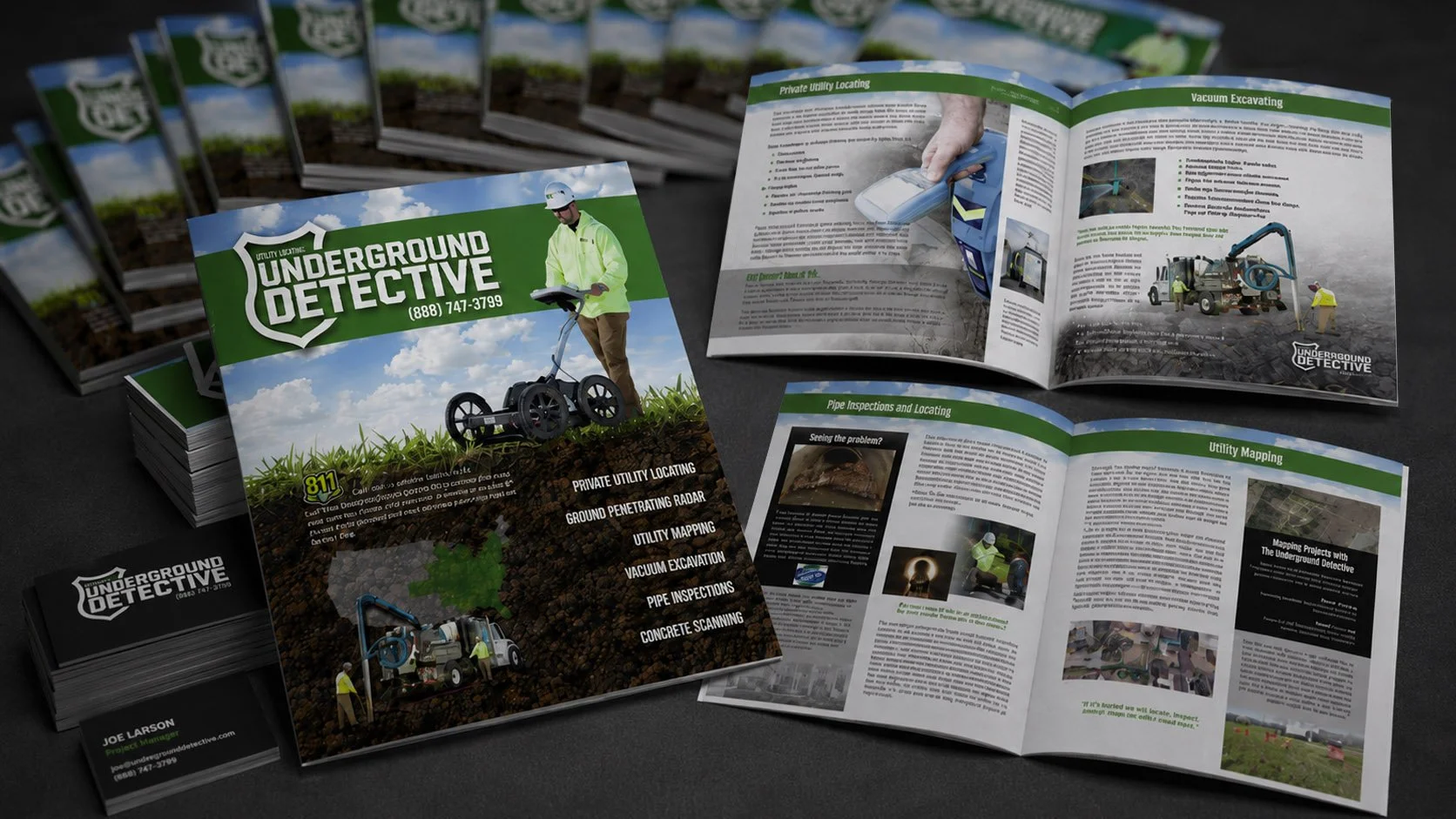 Brochures for Underground Detective