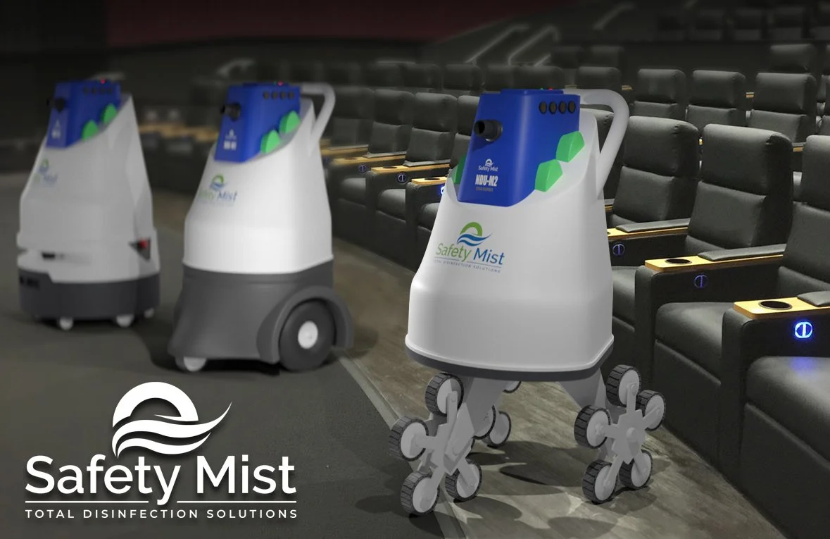 Safety Mist Robot Rendering