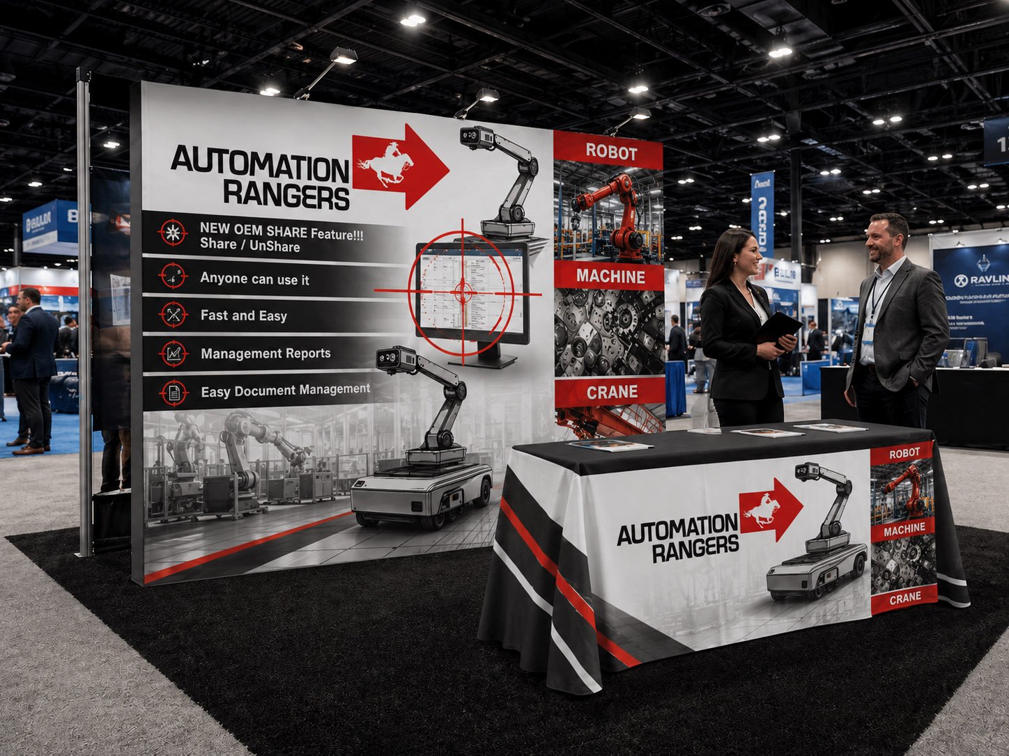 Fabric Display at Trade Show
