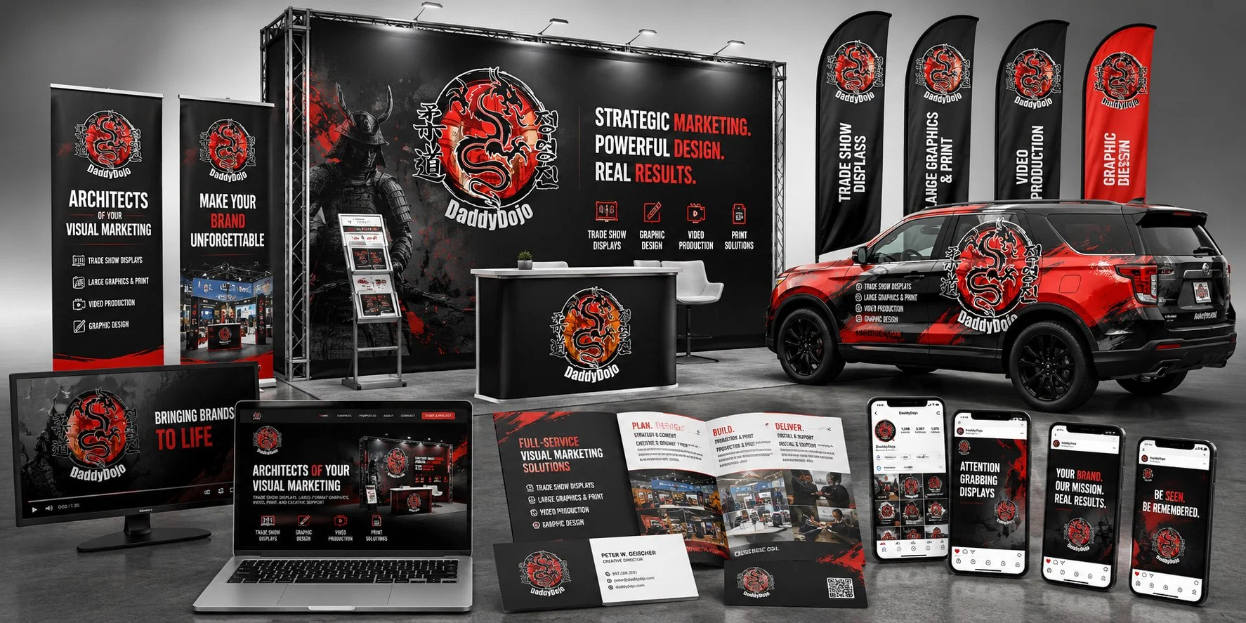 Branded marketing products for DaddyDojo