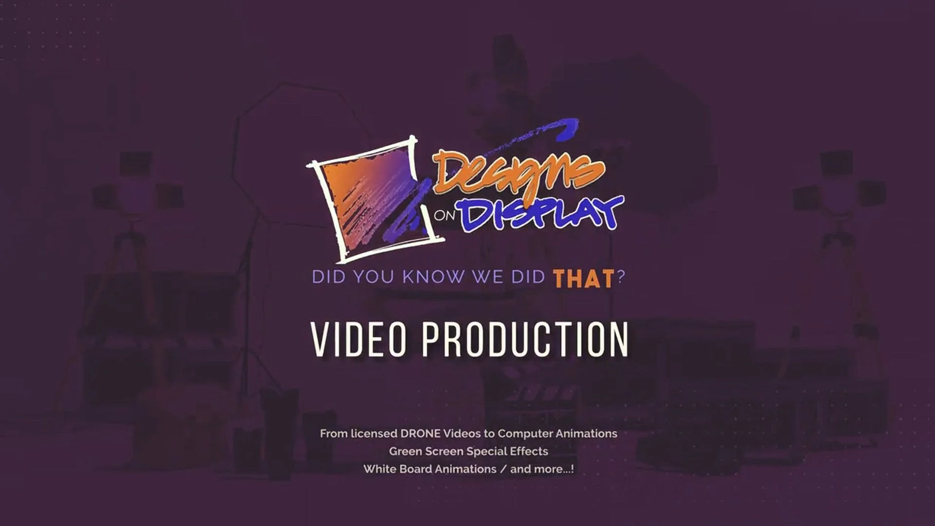 Thumbnail of our own Desings on Display Video Demo Reel