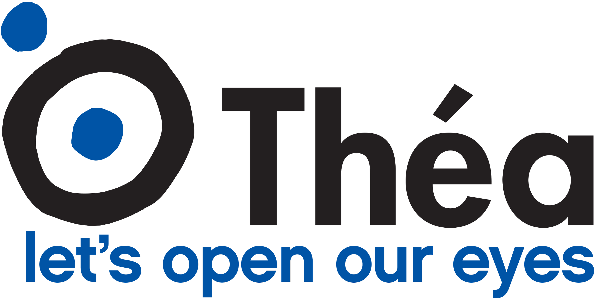 Logo Thea Pharma, partner van Corporate Opto voor oogdruppels bij schermwerk