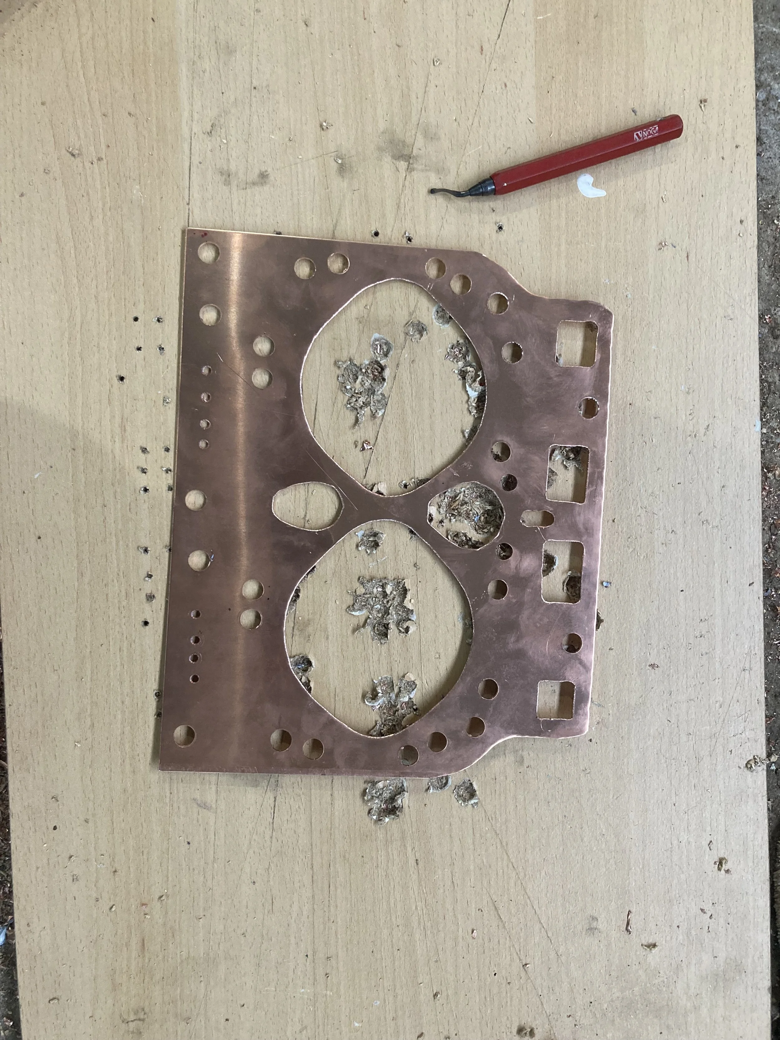 Latil tractor head gasket