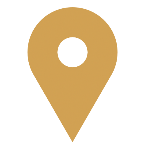 Gold location pin icon.