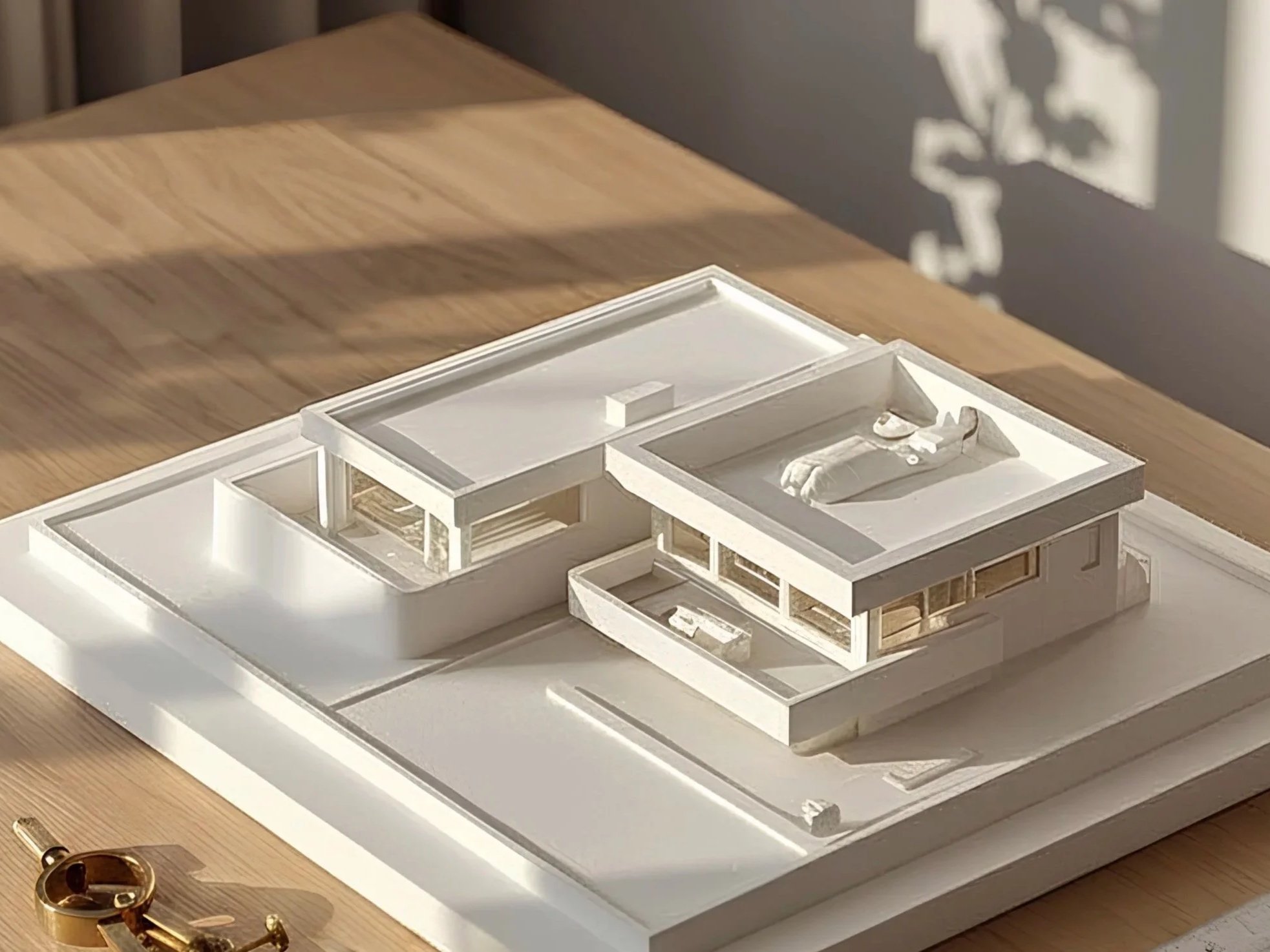 Architectural scale model demonstrating precise spatial design and planning by FUDI DESIGN.