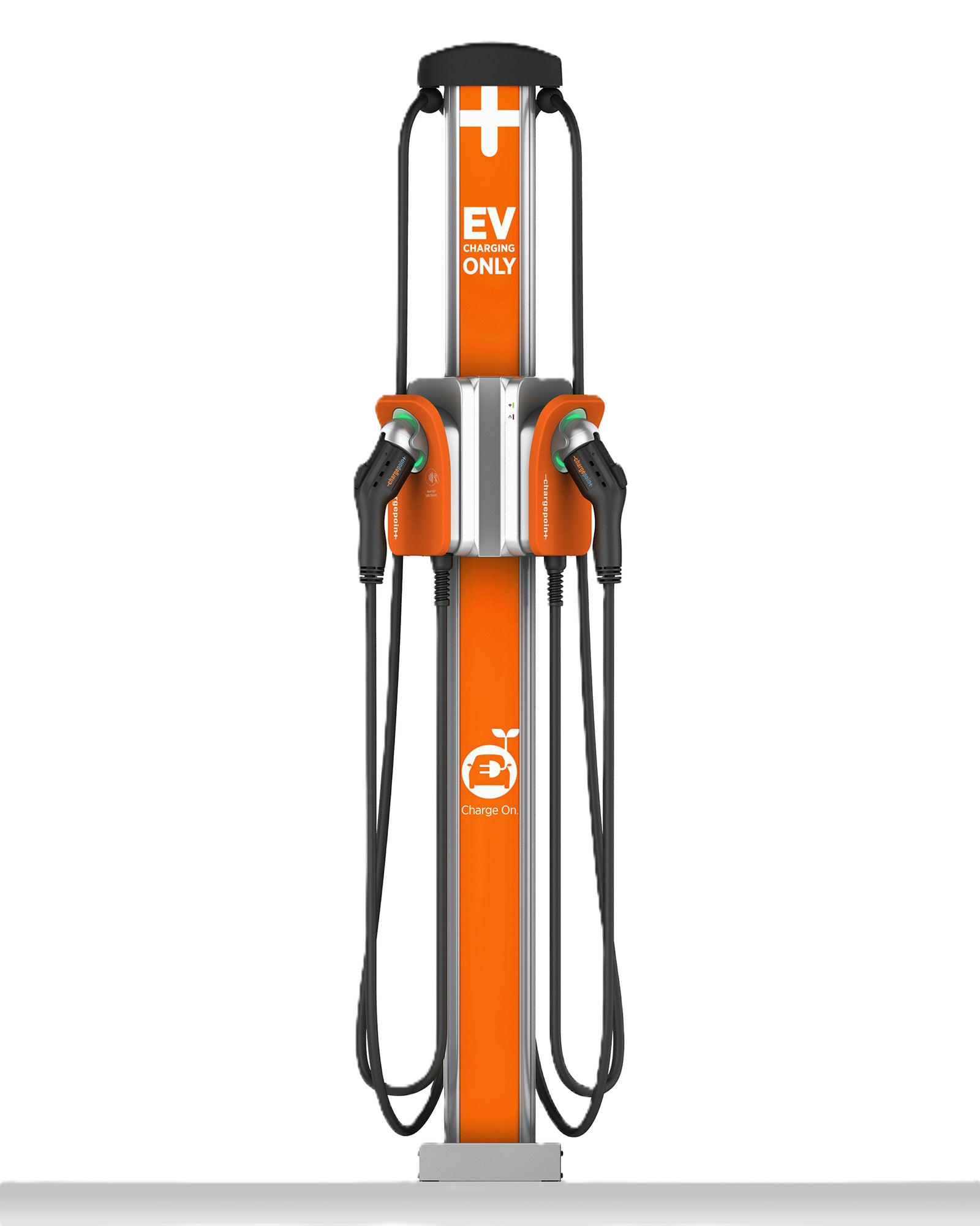 ChargePoint CPF50 Dual Port Pedestal with Cable Management Kit 23' Cable
