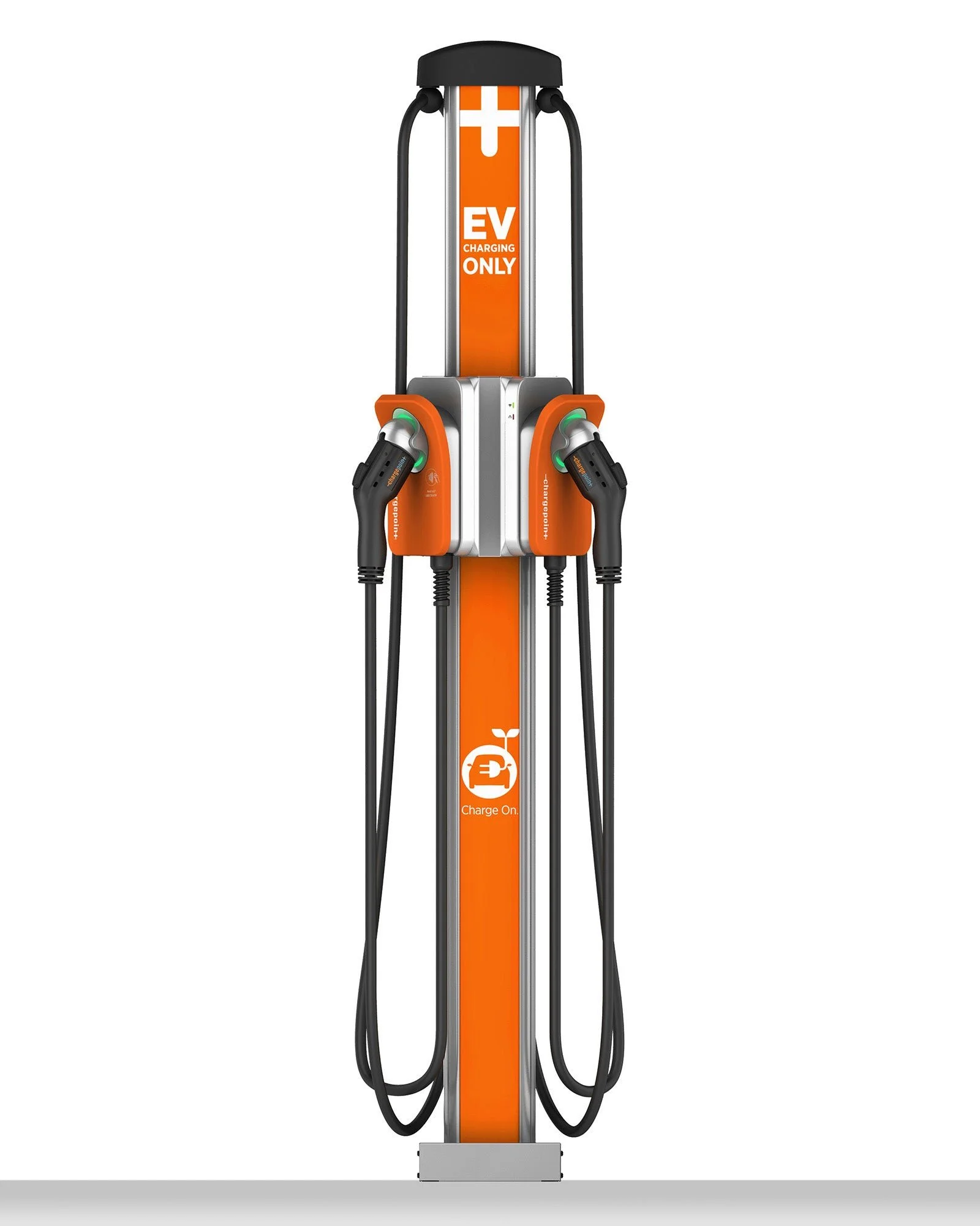 ChargePoint CPF50 Dual Port Pedestal with Cable Management Kit 23' Cable