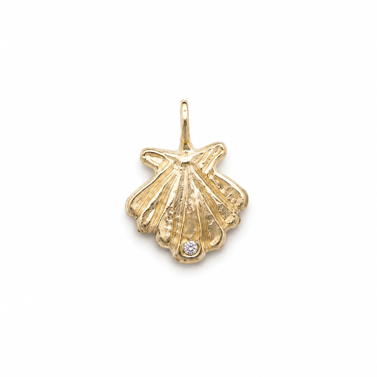Scallop Seashell Charm