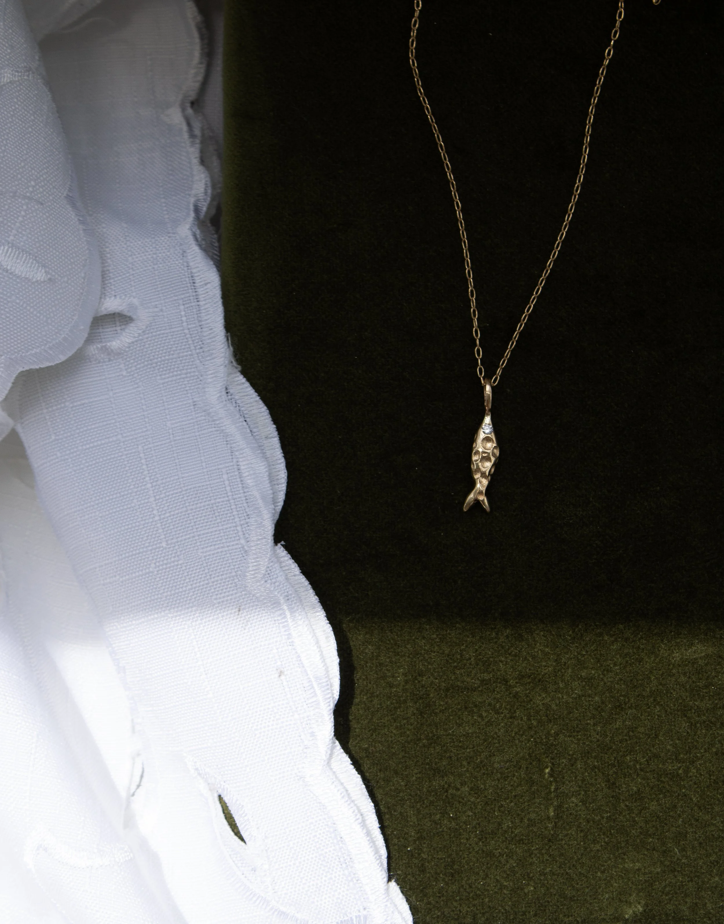 Hand-carved Fish Pendant #1