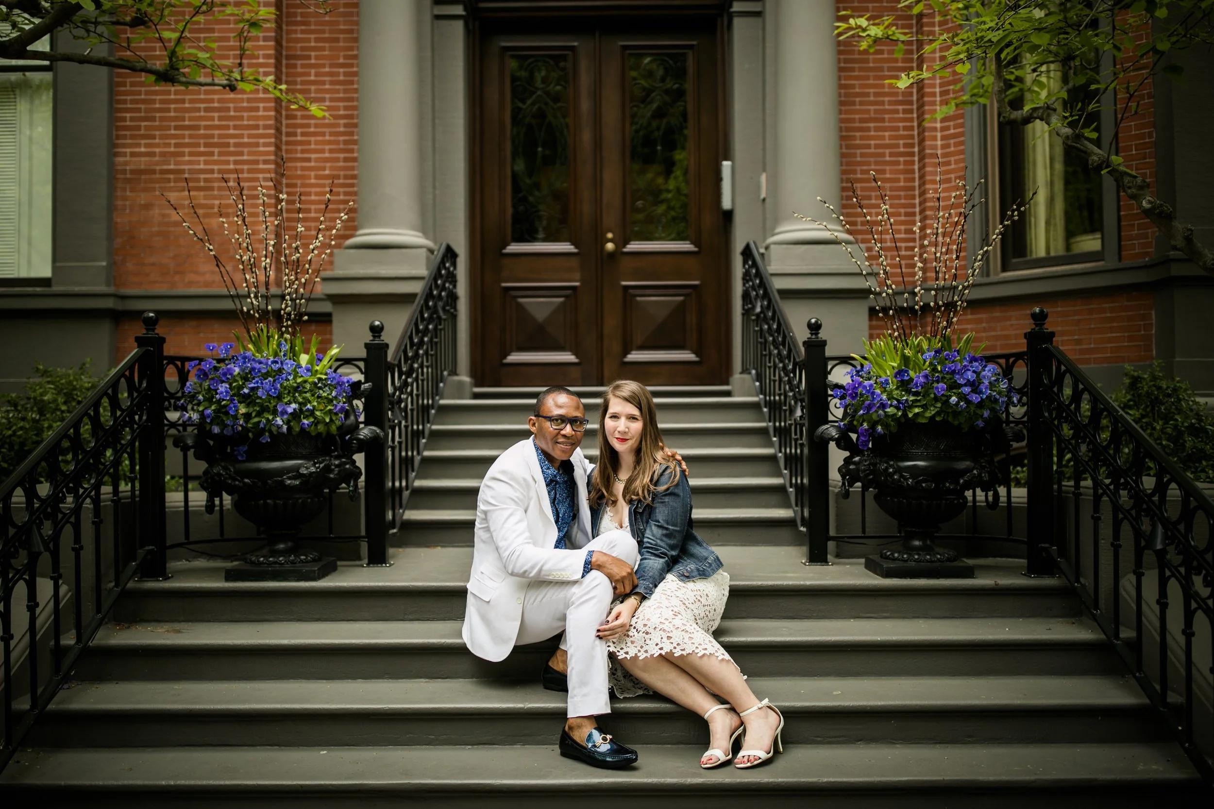 Henry Emele and his wife enjoying a day in New England.