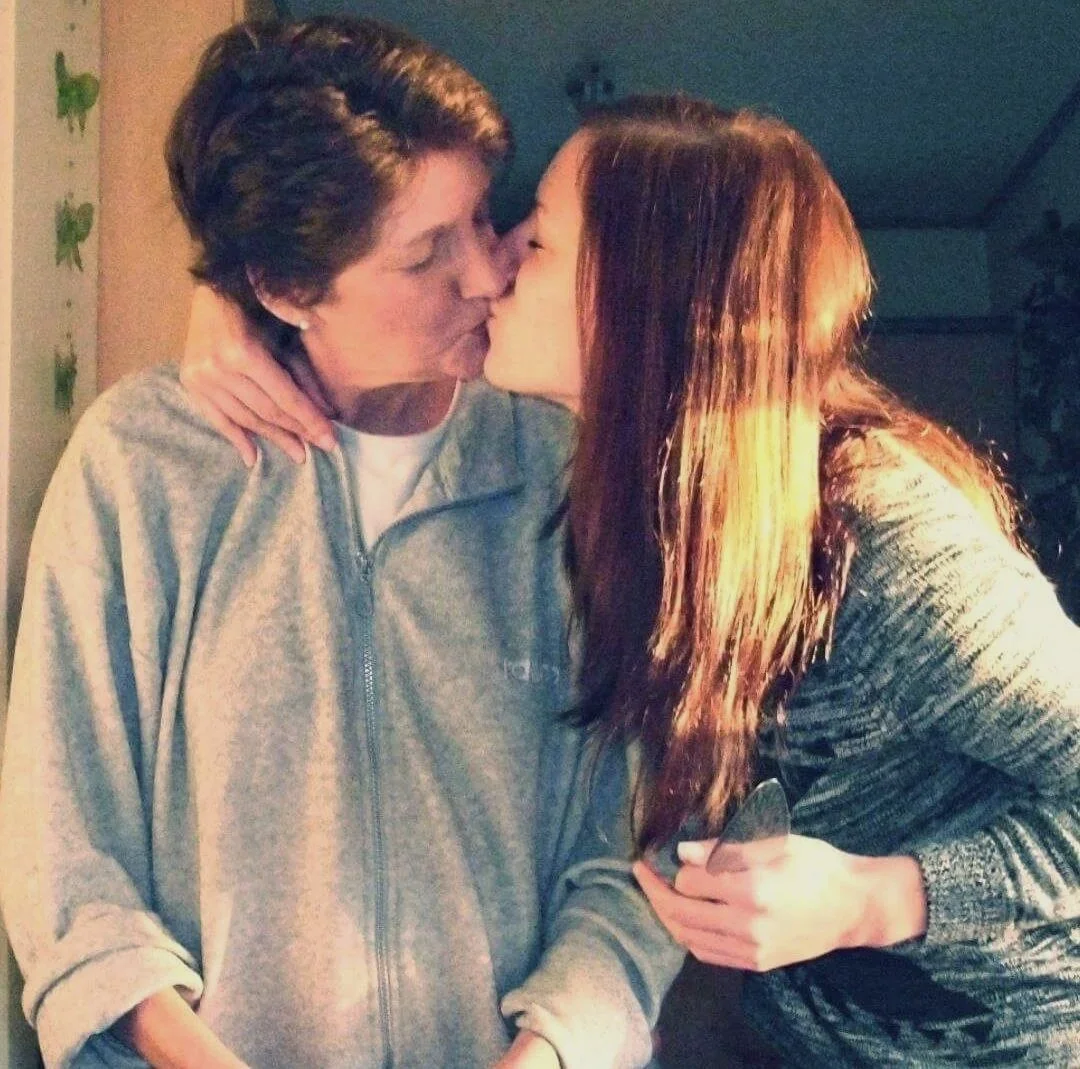 Nina Müller mit ihrer Mama