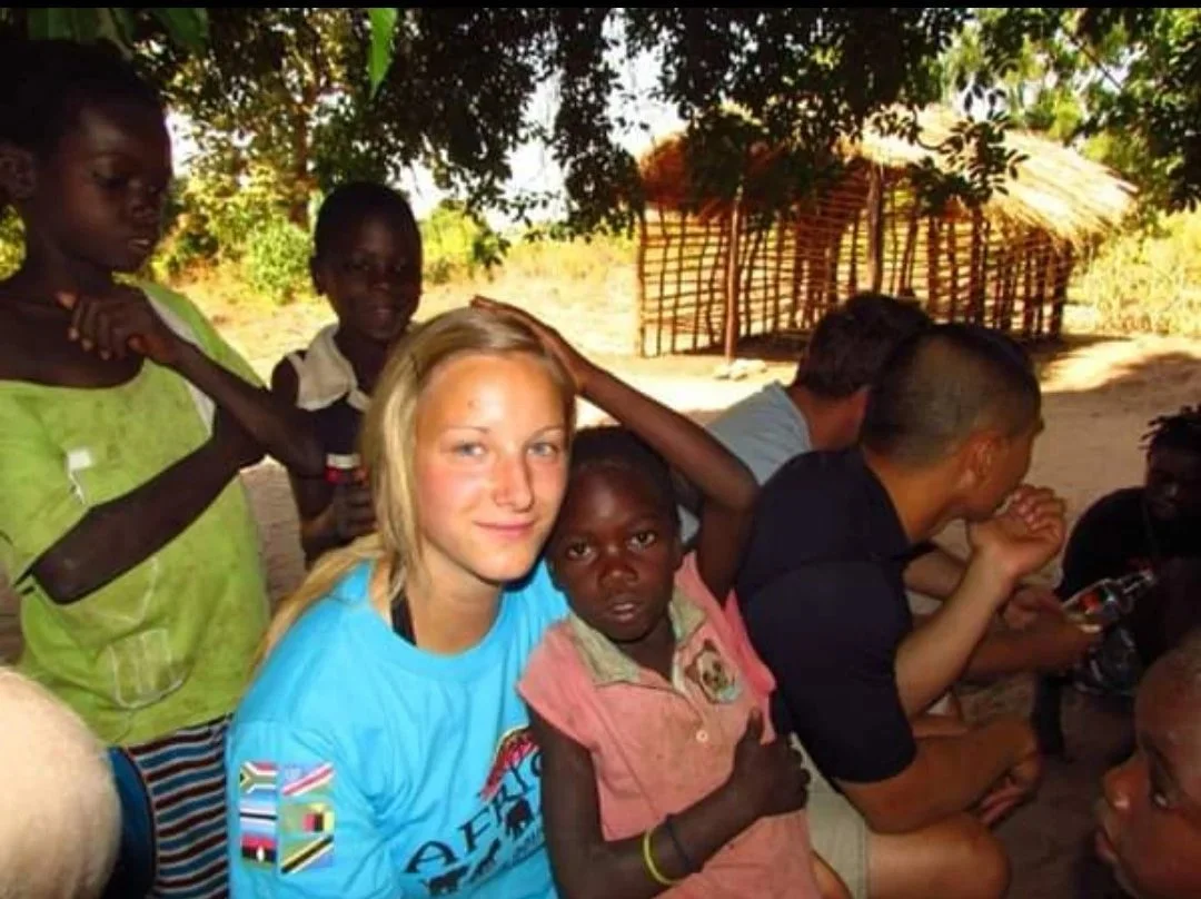 Nina Müller in Afrika