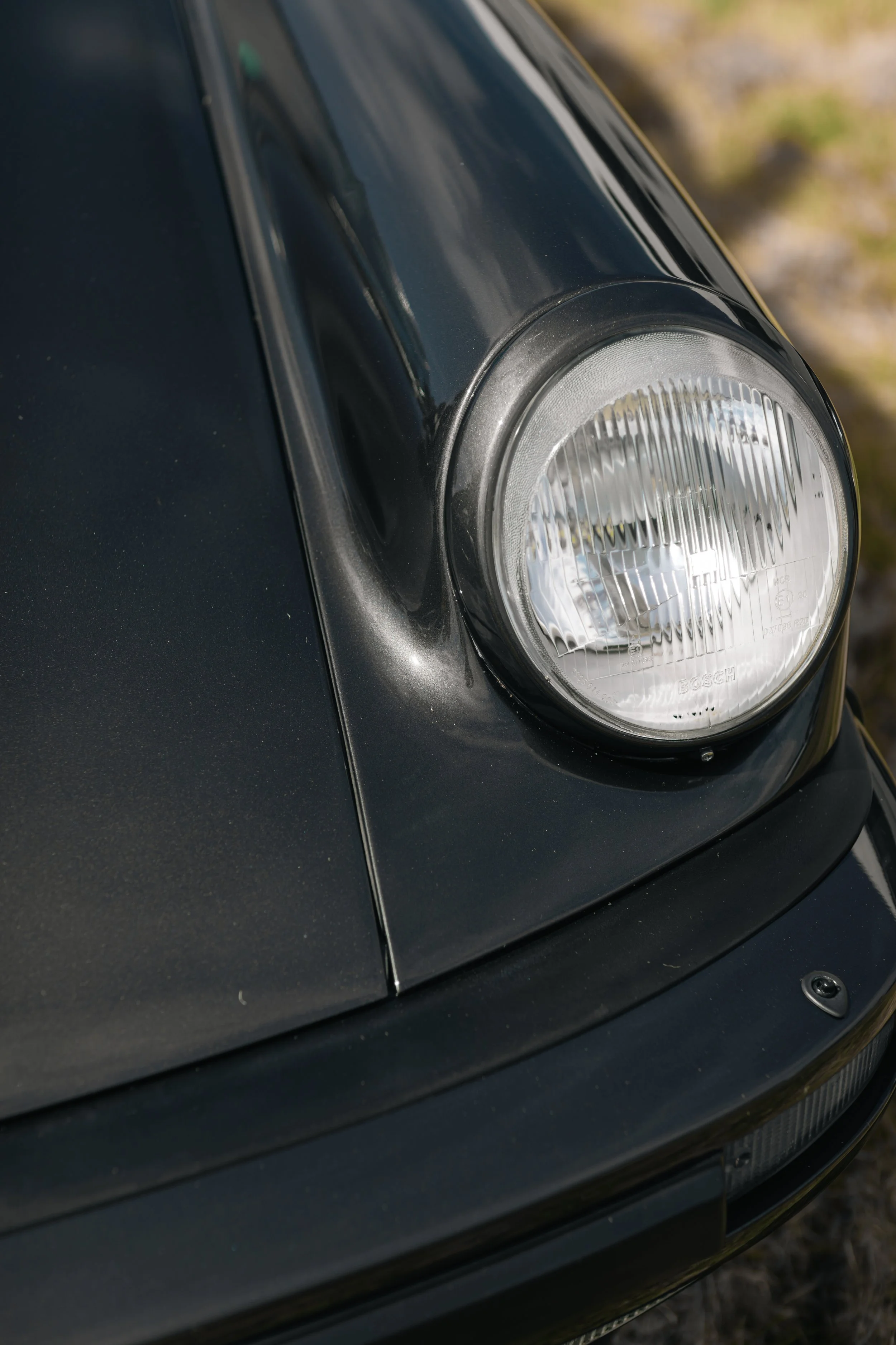 Classic Porsche 911 headlight