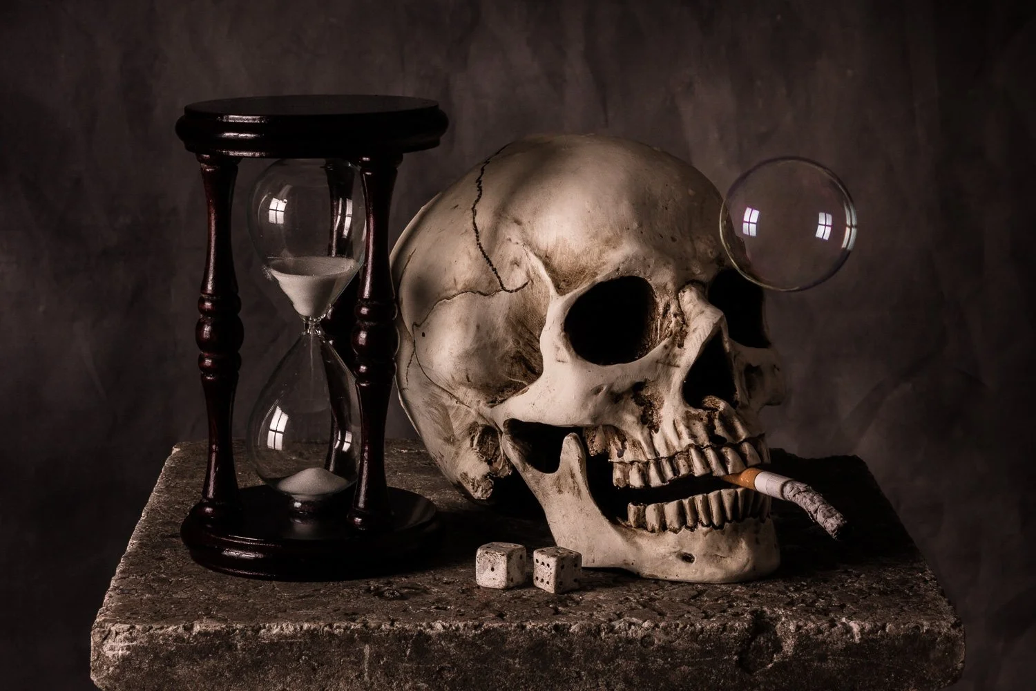Vanitas Still Life with Cigarette