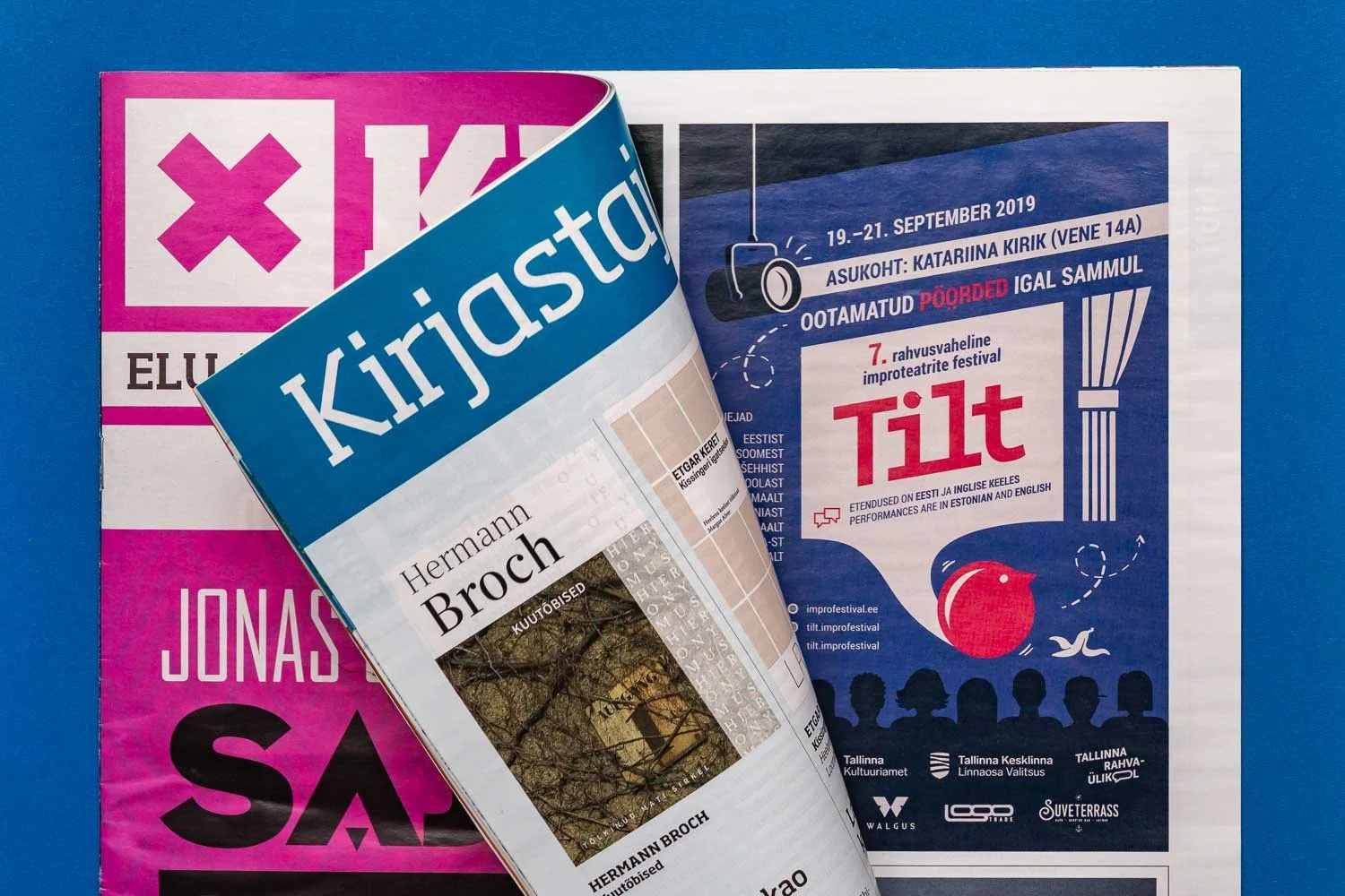 Visual Identity and Promotional Design for TILT Improv Festival 2019