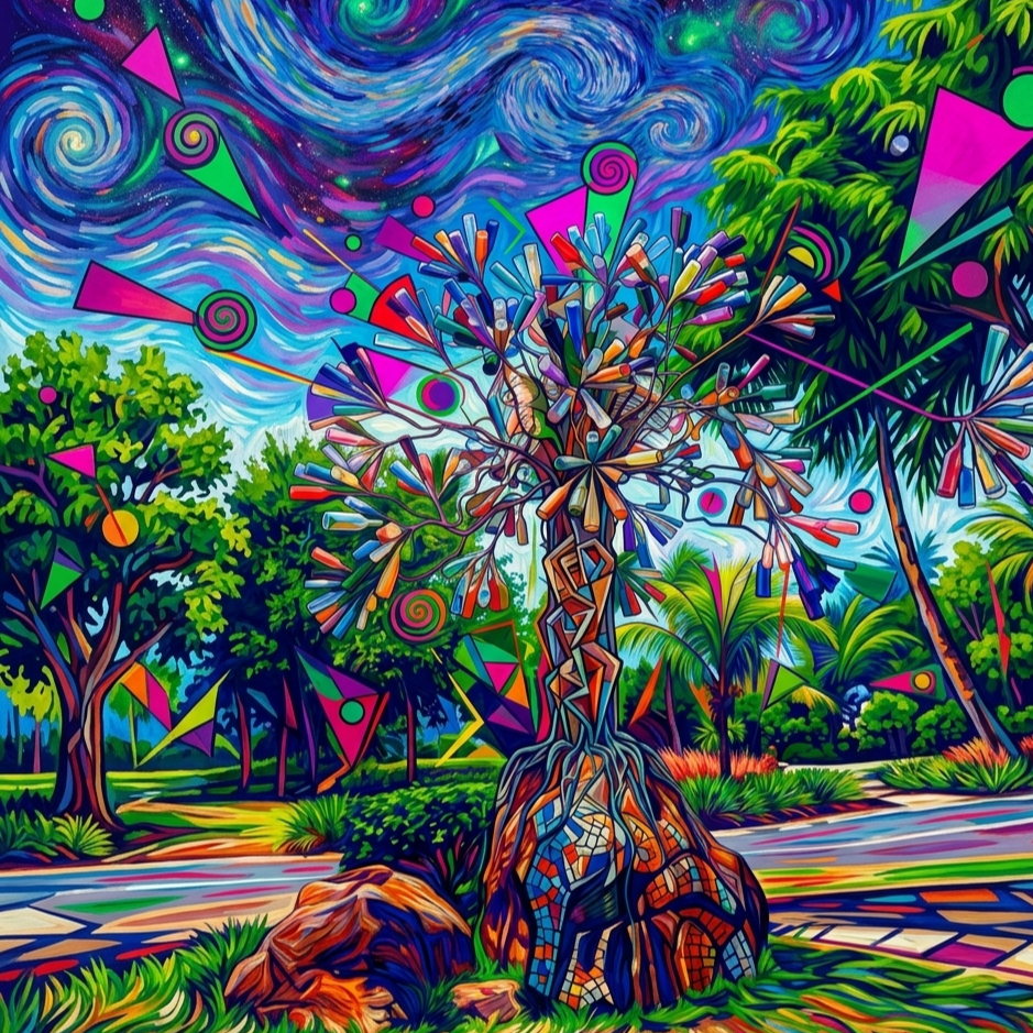 DER MAGISCHE FLASCHENBAUM VON MAURITIUS
