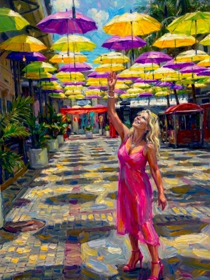 UNDER THE UMBRELLAS OF PORT LOUIS
